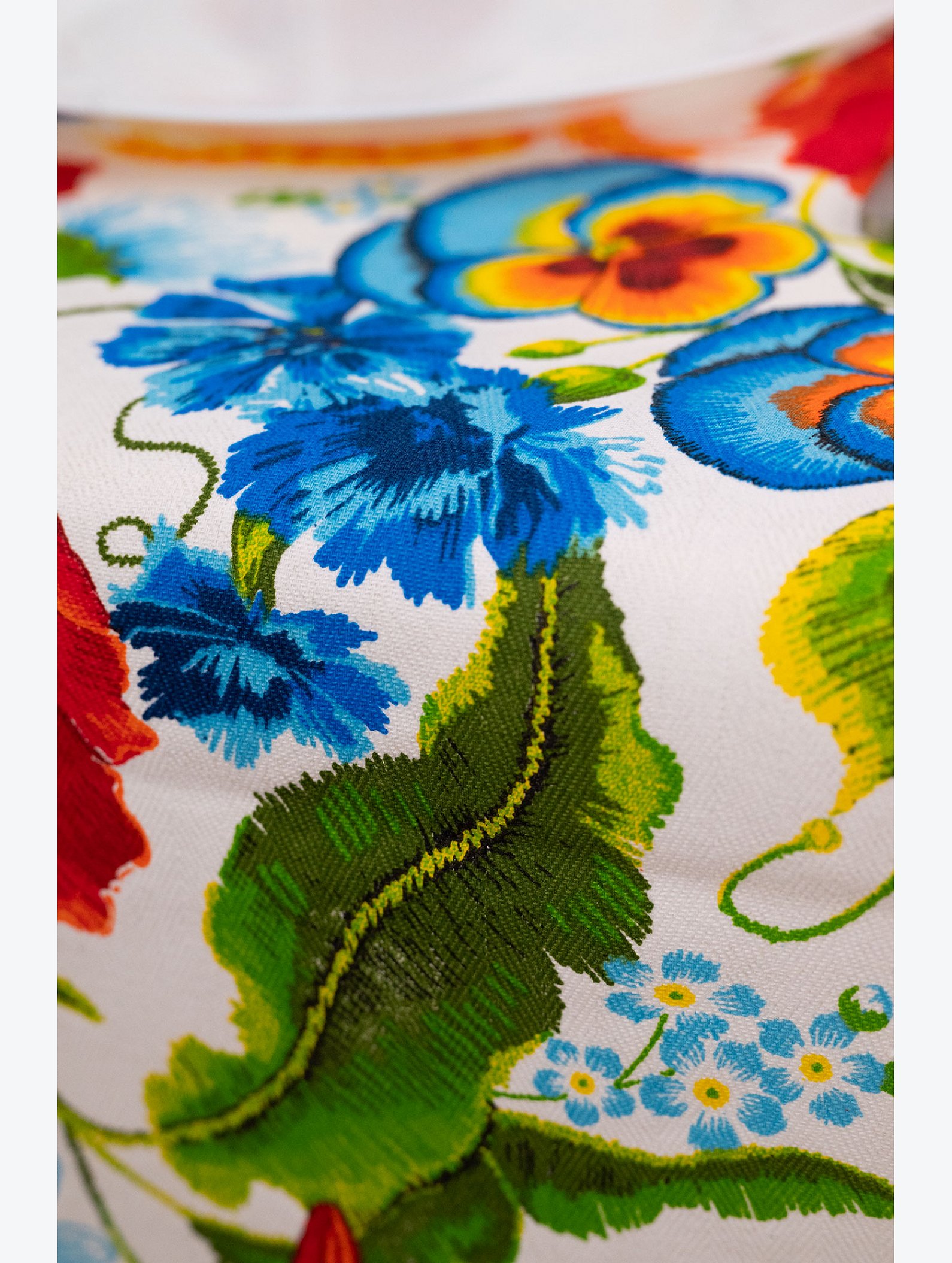 Дорожка на стол из рогожки 50x140 Happy Fox Home