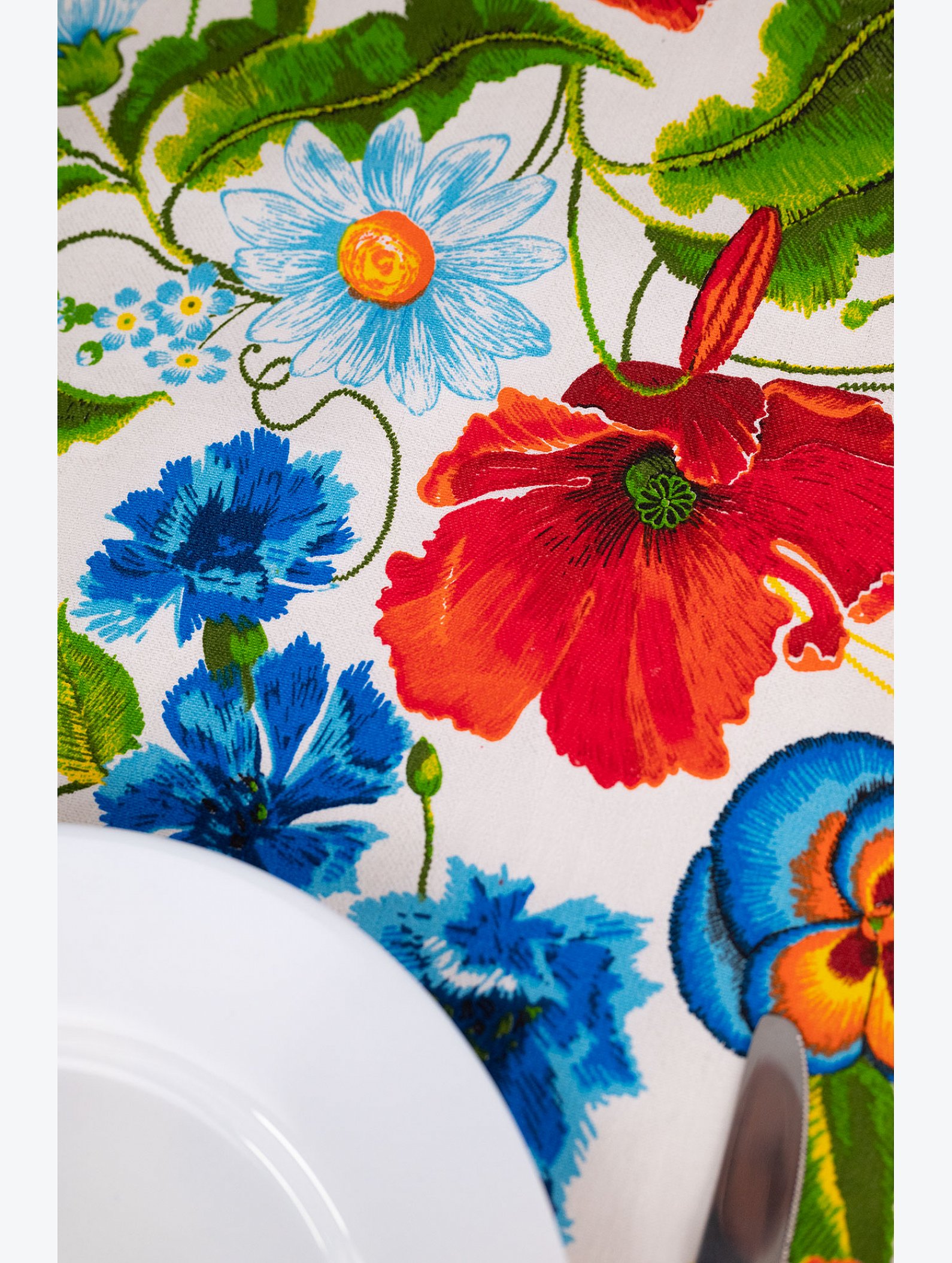 Дорожка на стол из рогожки 50x140 Happy Fox Home