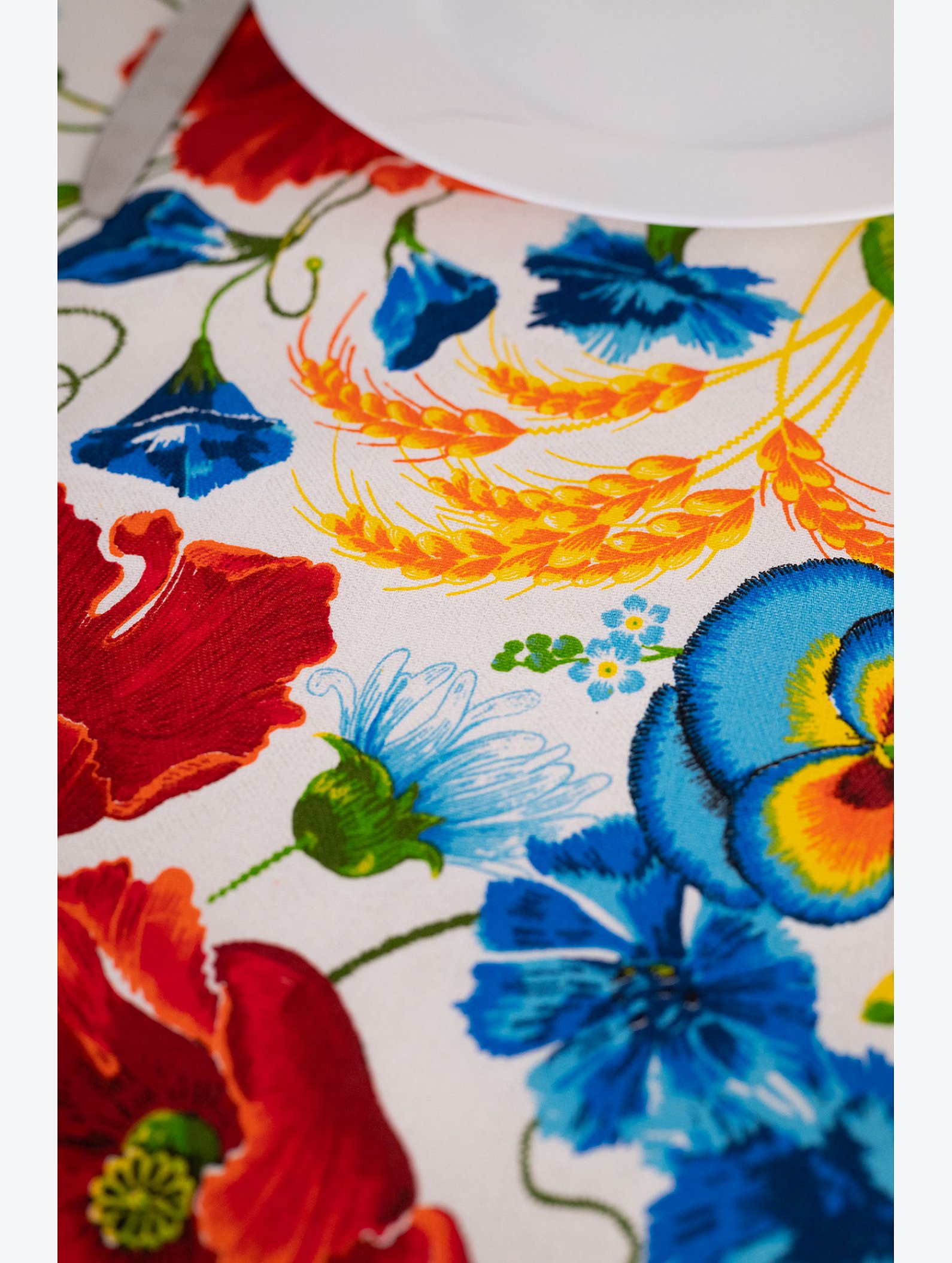 Дорожка на стол из рогожки 50x140 Happy Fox Home
