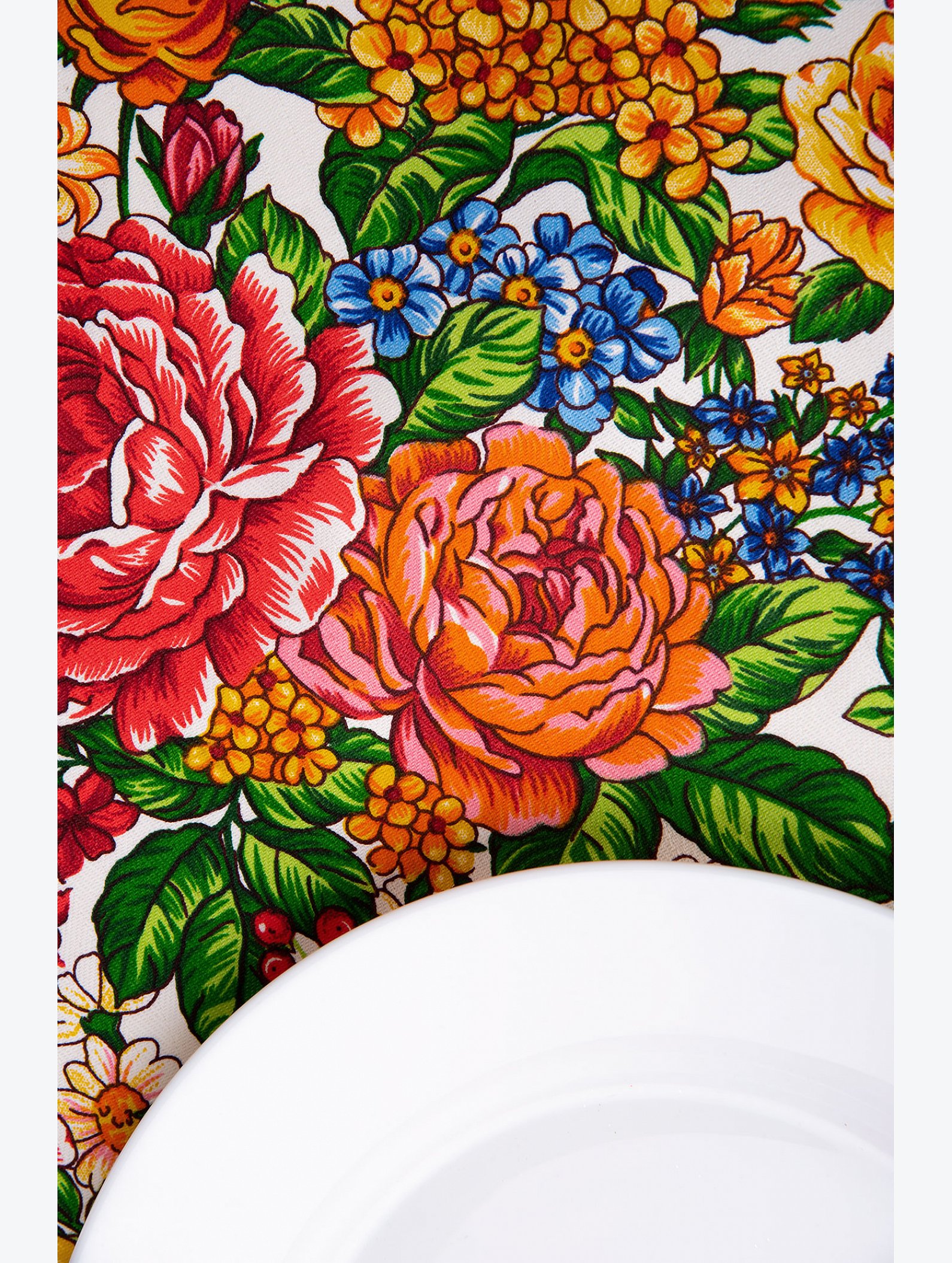 Дорожка на стол из рогожки 50x140 Happy Fox Home