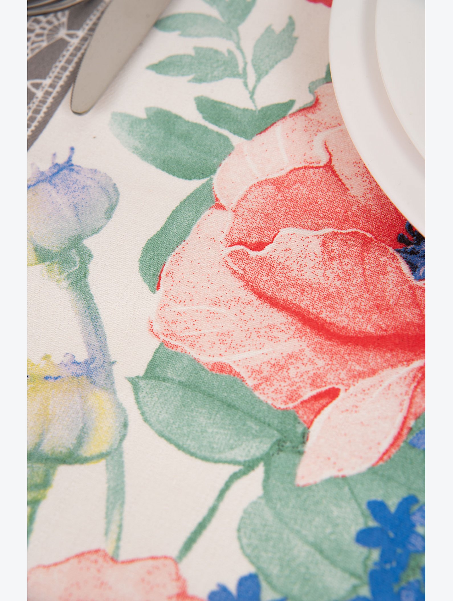 Дорожка на стол из рогожки 50x140 Happy Fox Home