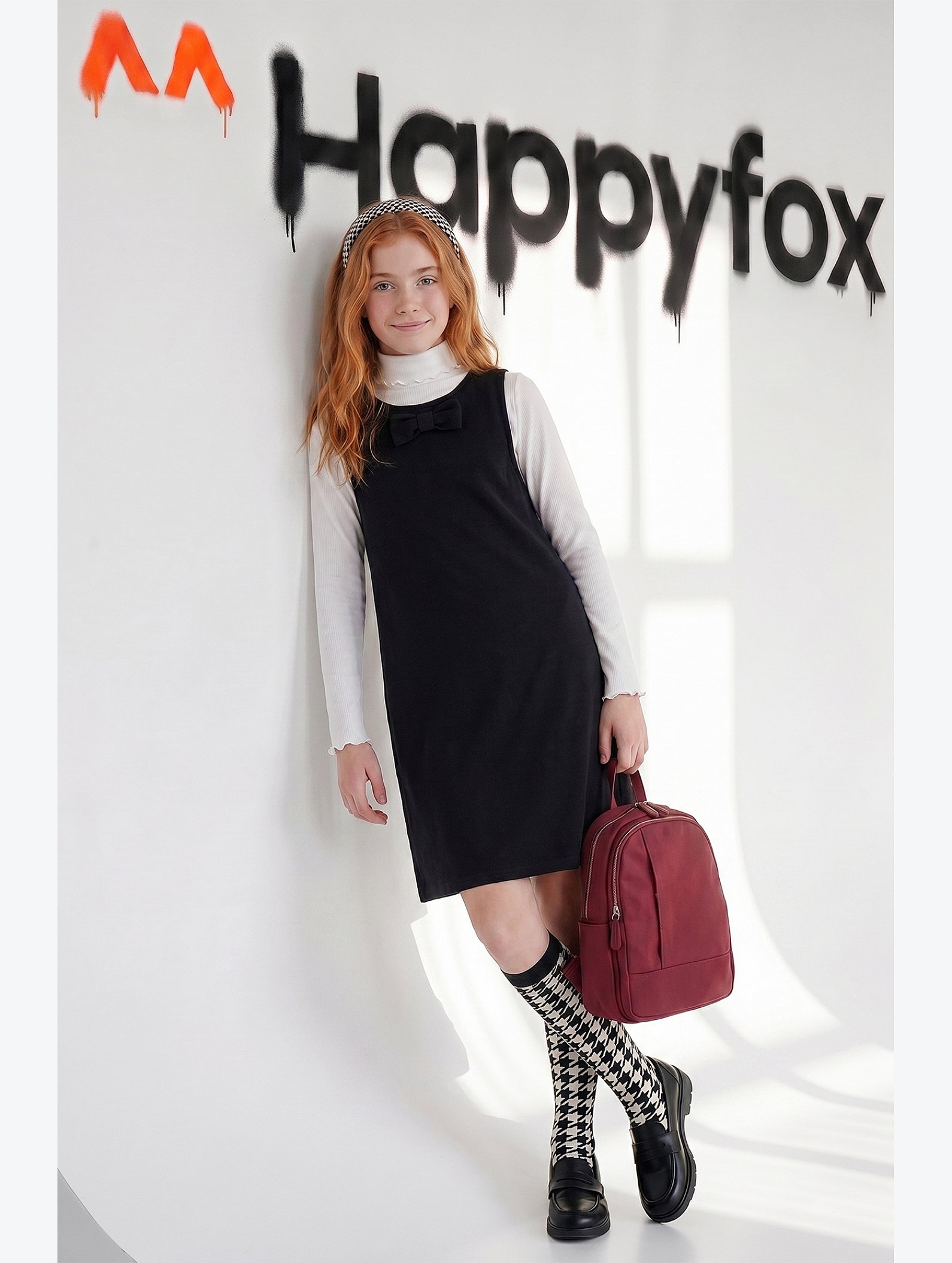 Сарафан для девочки из футера Happyfox