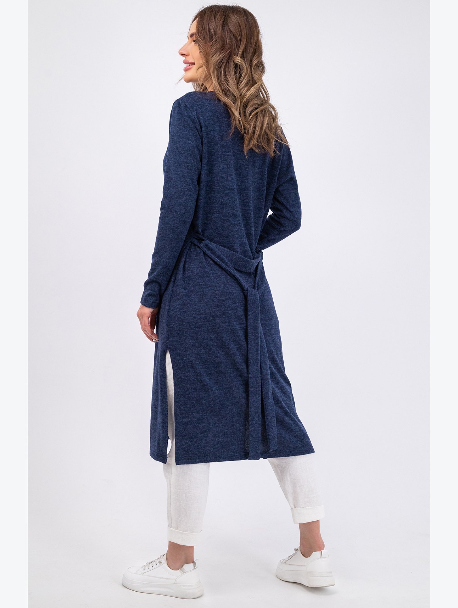 Женский удлиненный кардиган из ангоры Happyfox