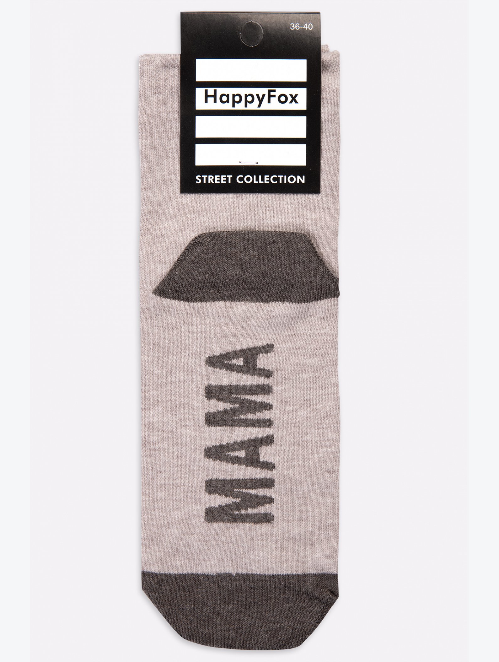 Хлопковые носки с добавлением эластана Happyfox