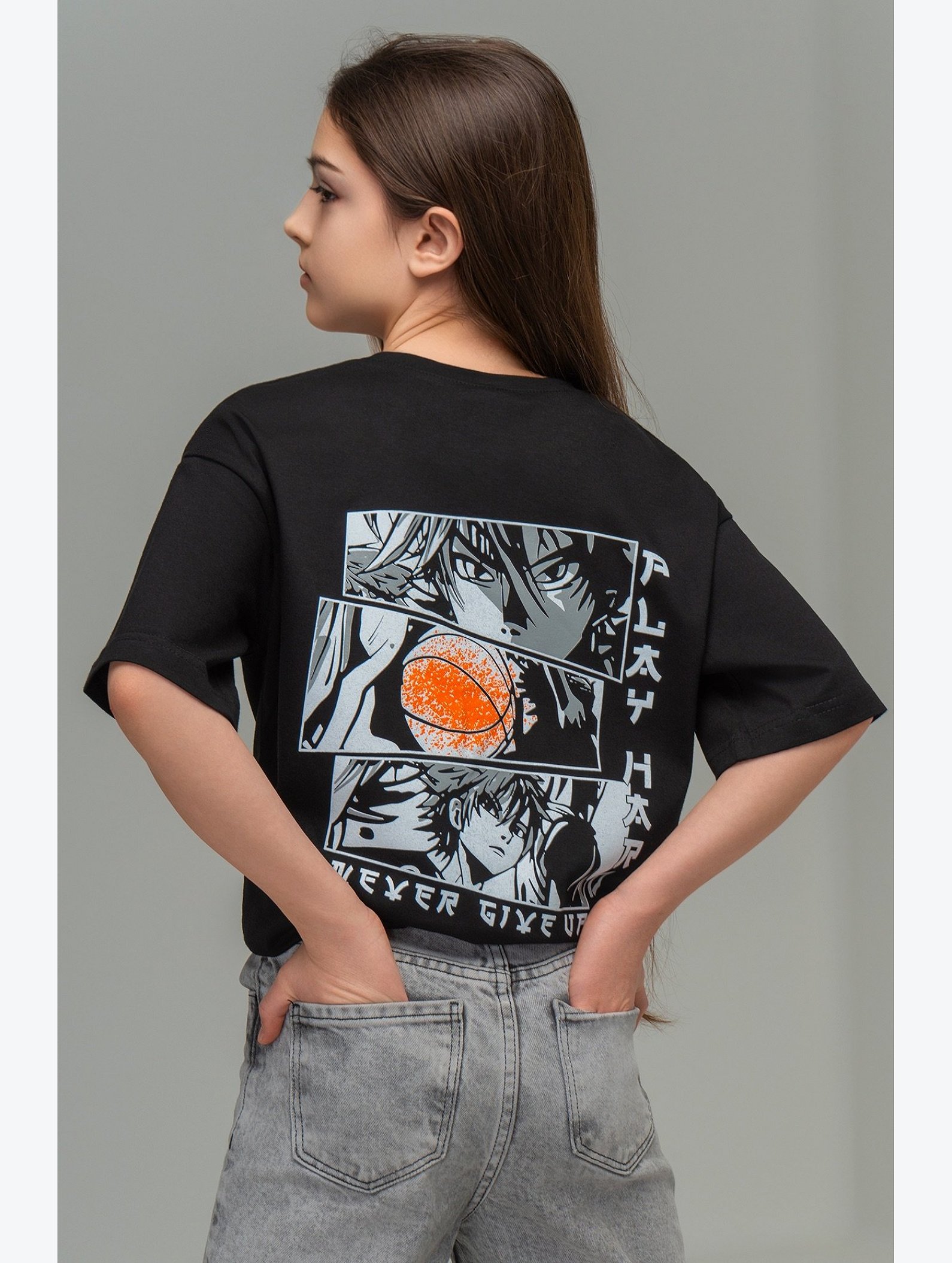 Детская футболка оверсайз Happyfox