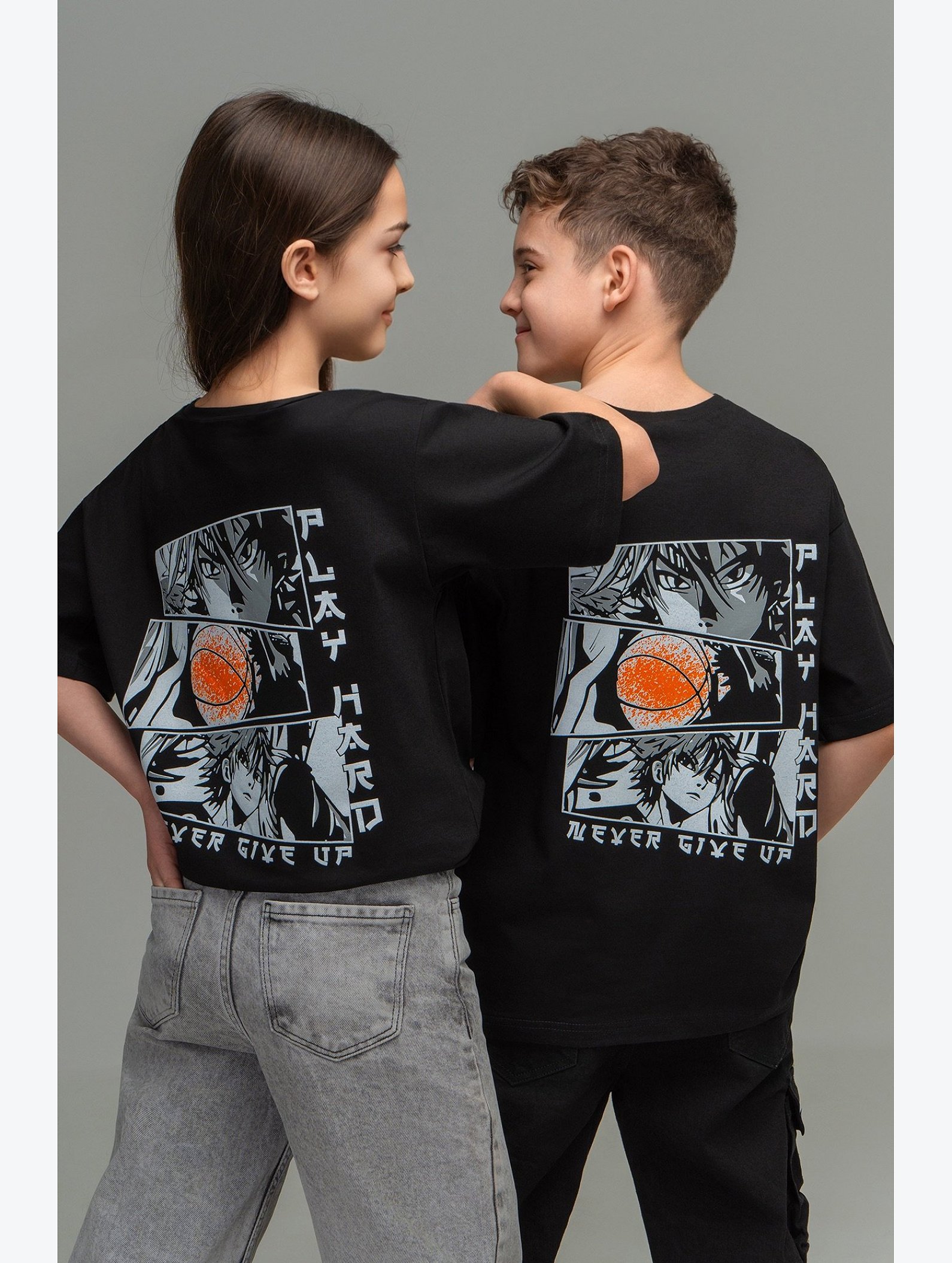 Детская футболка оверсайз Happyfox