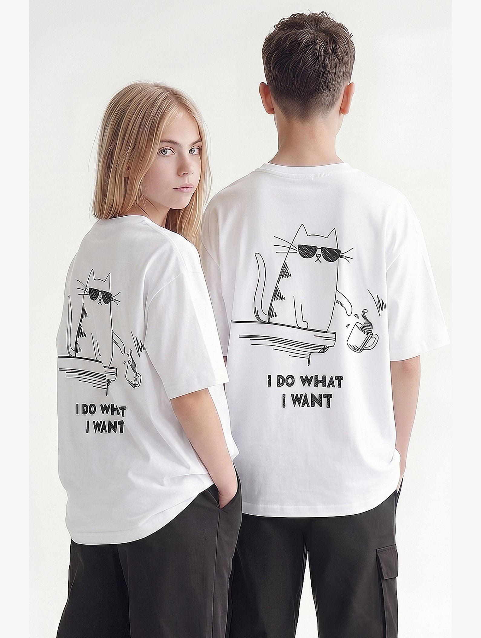 Детская футболка оверсайз Happyfox