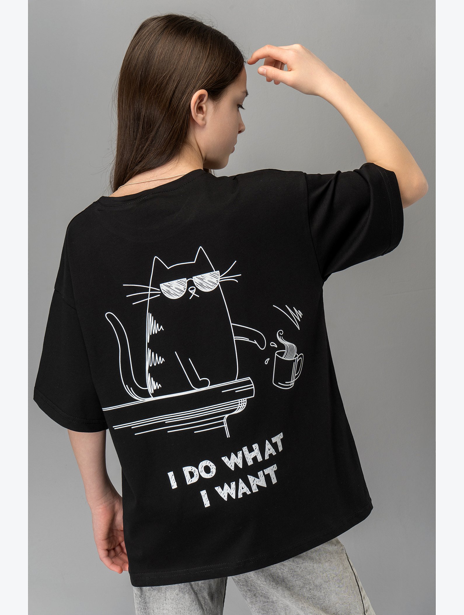 Детская футболка оверсайз Happyfox