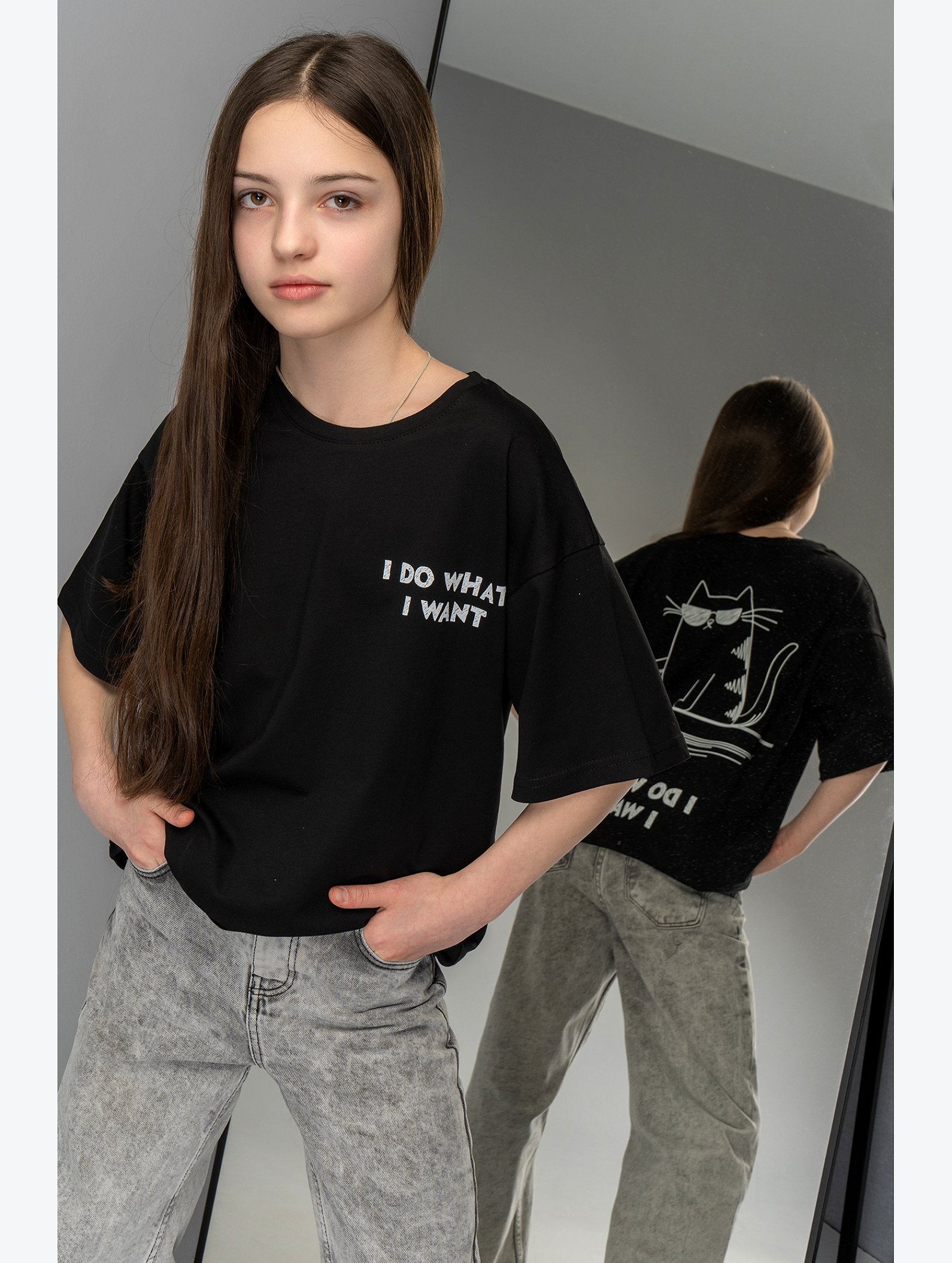 Детская футболка оверсайз Happyfox
