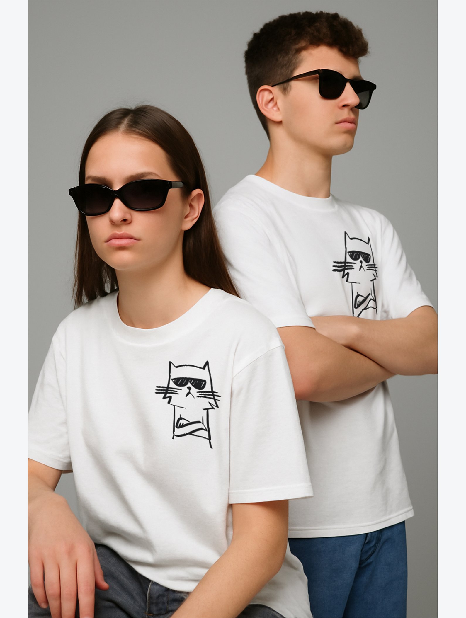 Детская футболка оверсайз Happyfox