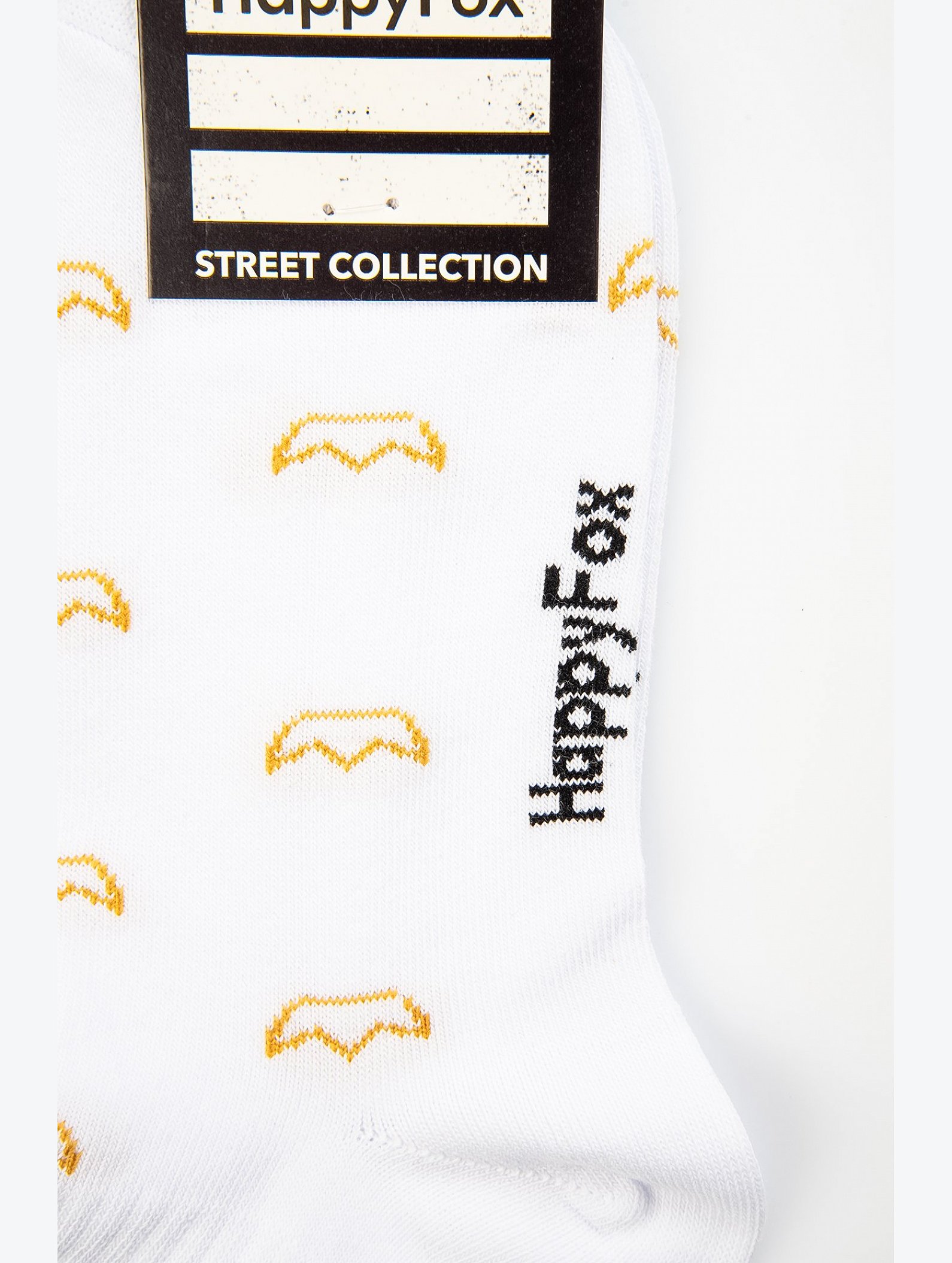 Прикольные носки с надписью Happyfox