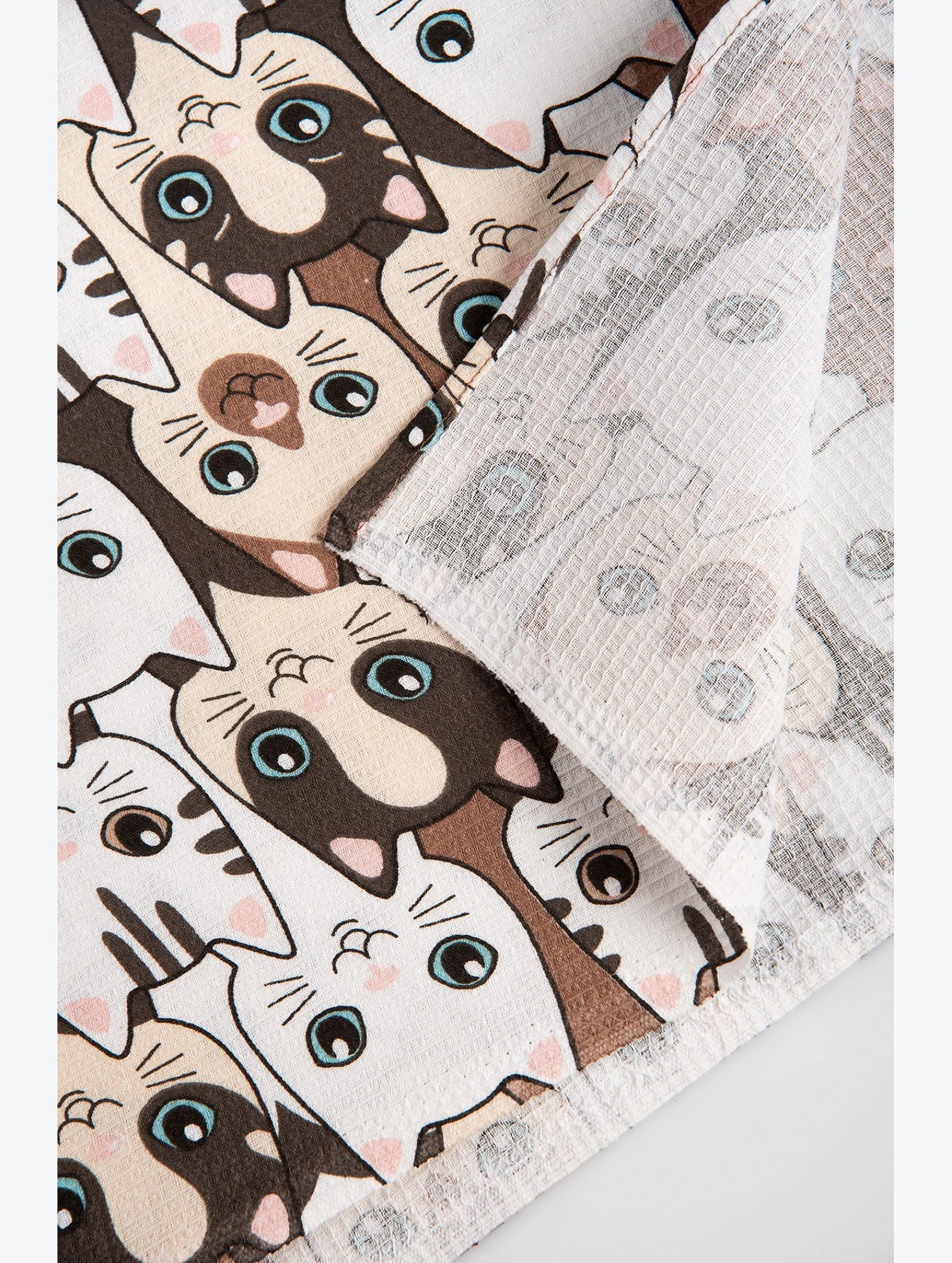 Полотенце пляжное вафельное 80x150 см Happy Fox Home