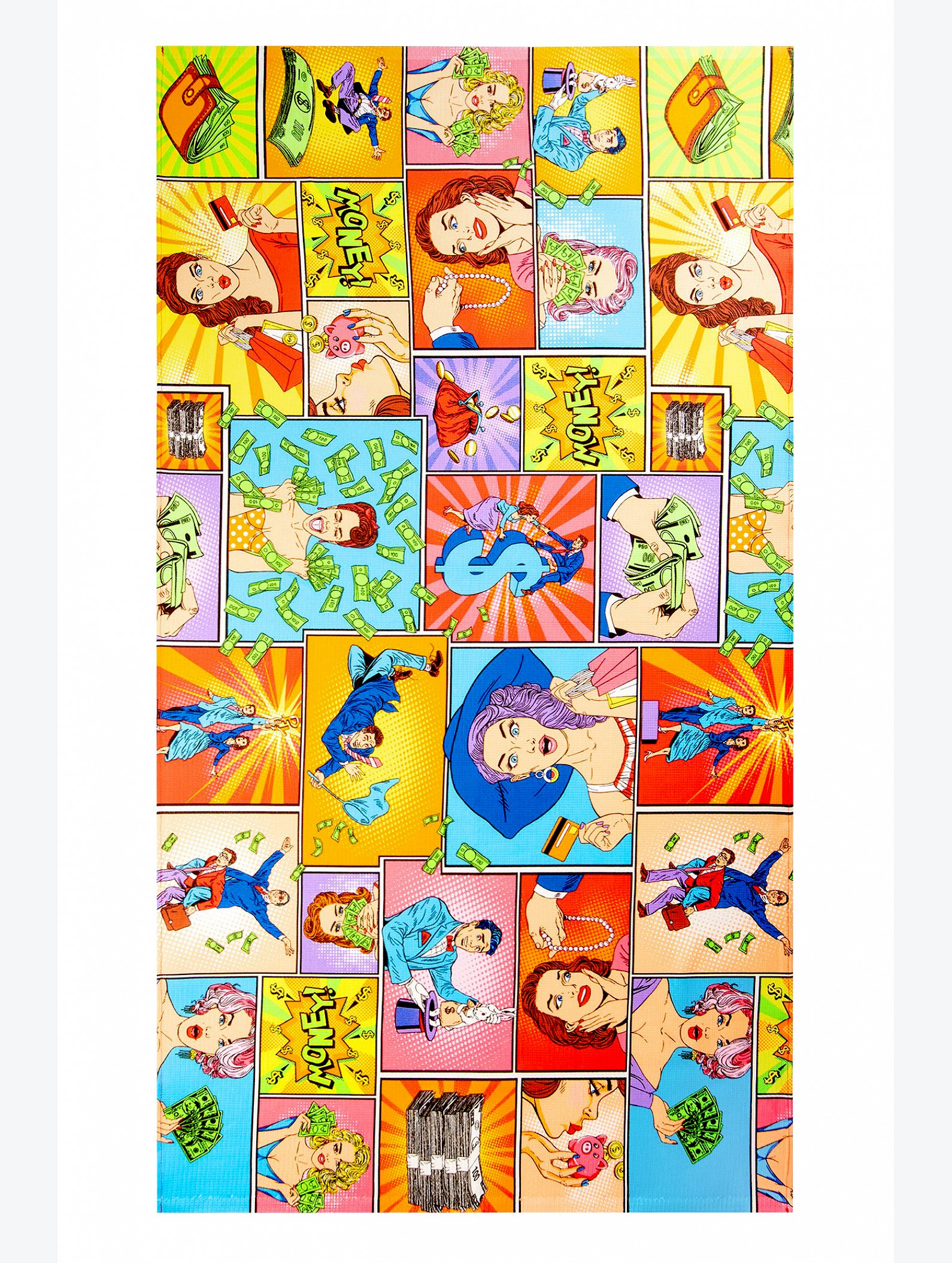 Полотенце пляжное вафельное 80x150 см Happy Fox Home