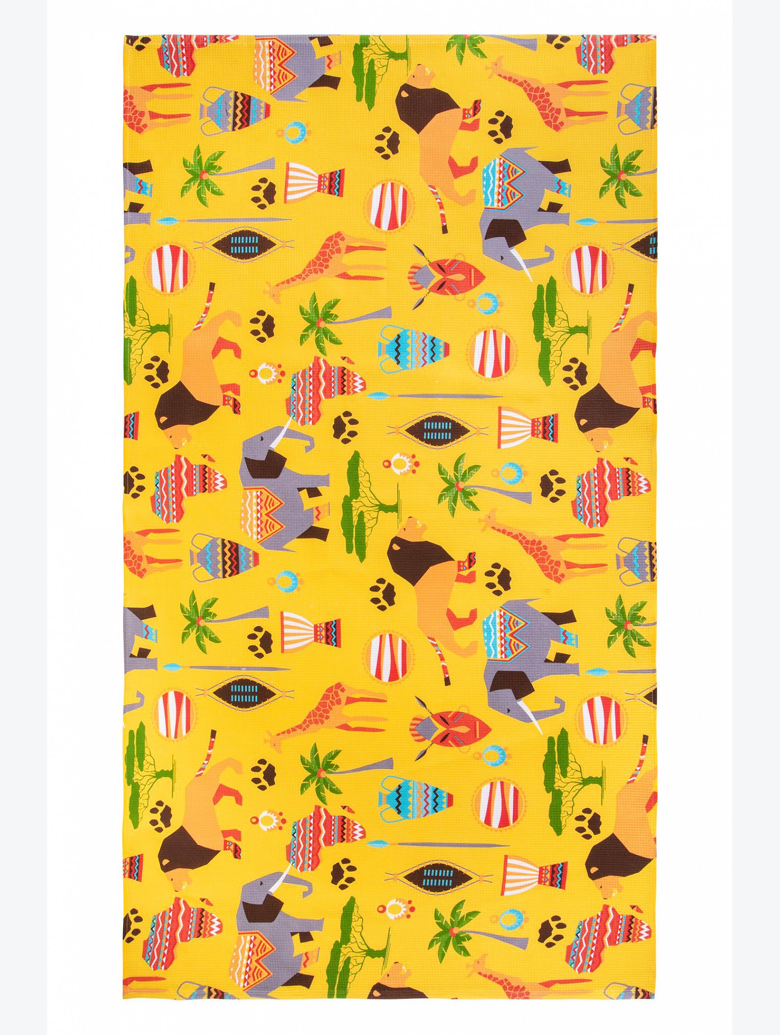 Полотенце пляжное вафельное 80x150 см Happy Fox Home