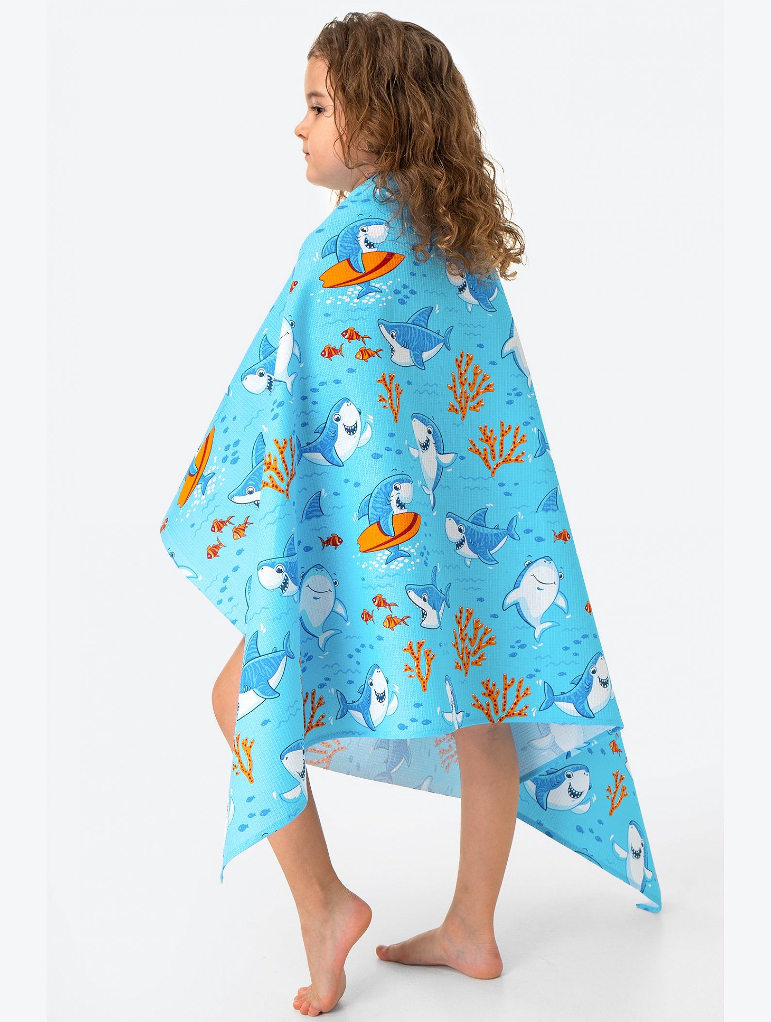 Полотенце пляжное вафельное 80Х150 Happy Fox Home