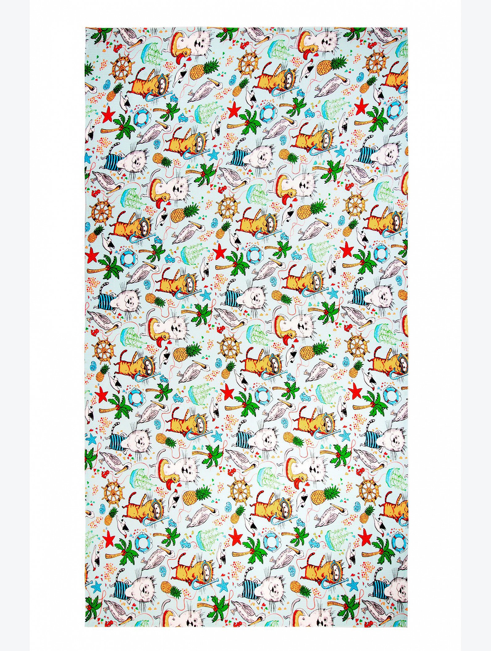 Полотенце пляжное вафельное 80Х150 Happy Fox Home