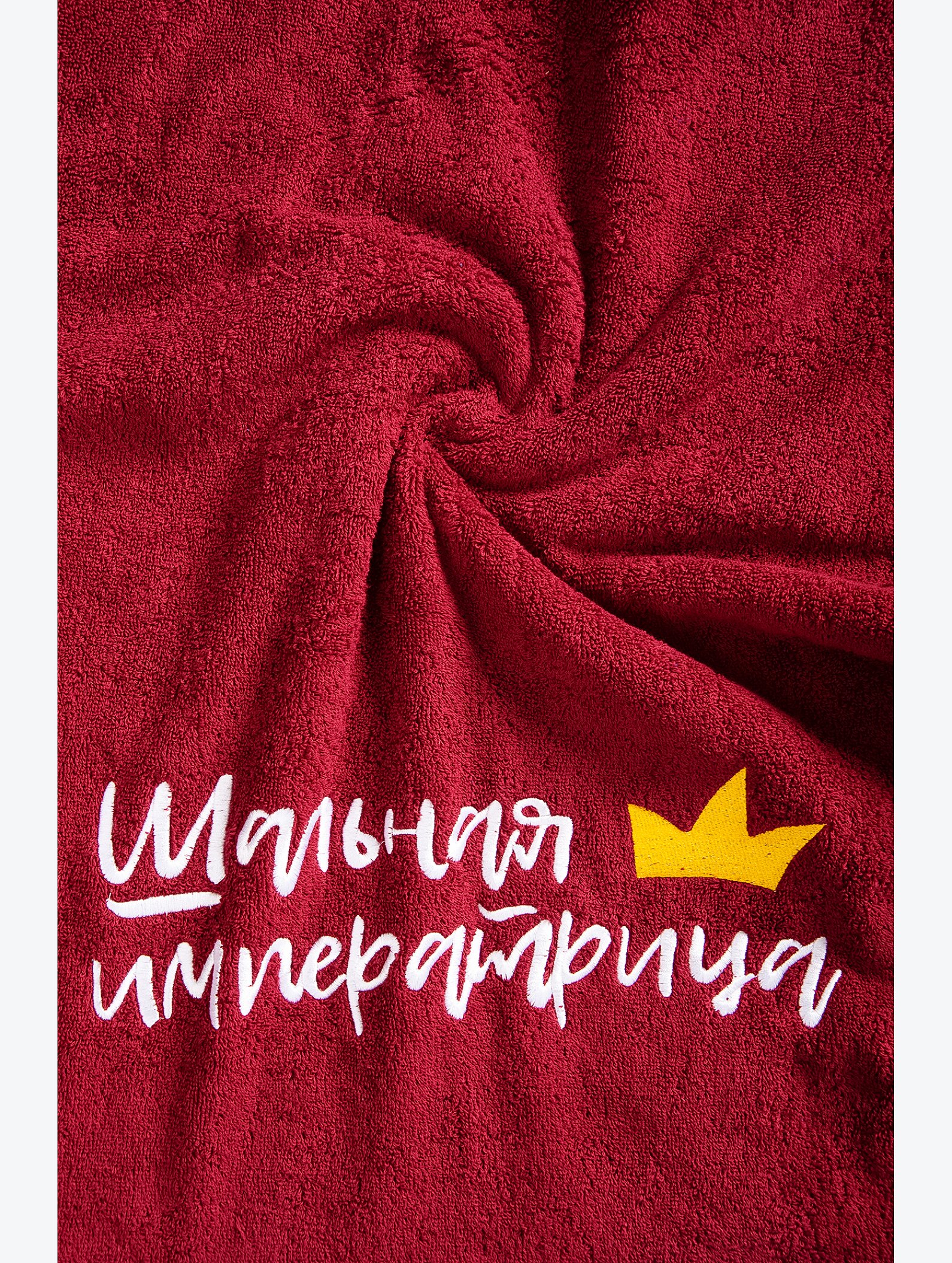 Полотенце женское махровое с вышивкой Happy Fox Home