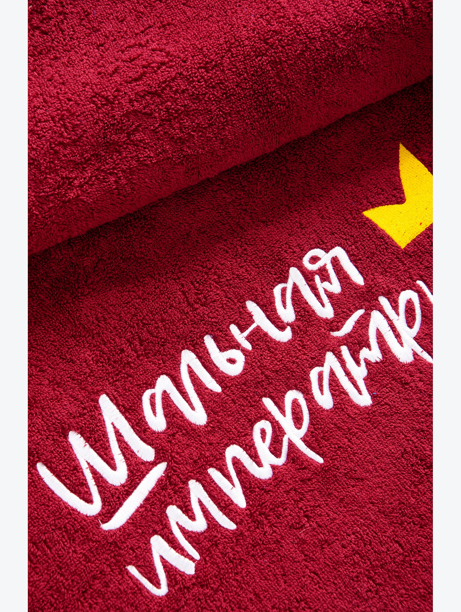 Полотенце женское махровое с вышивкой Happy Fox Home