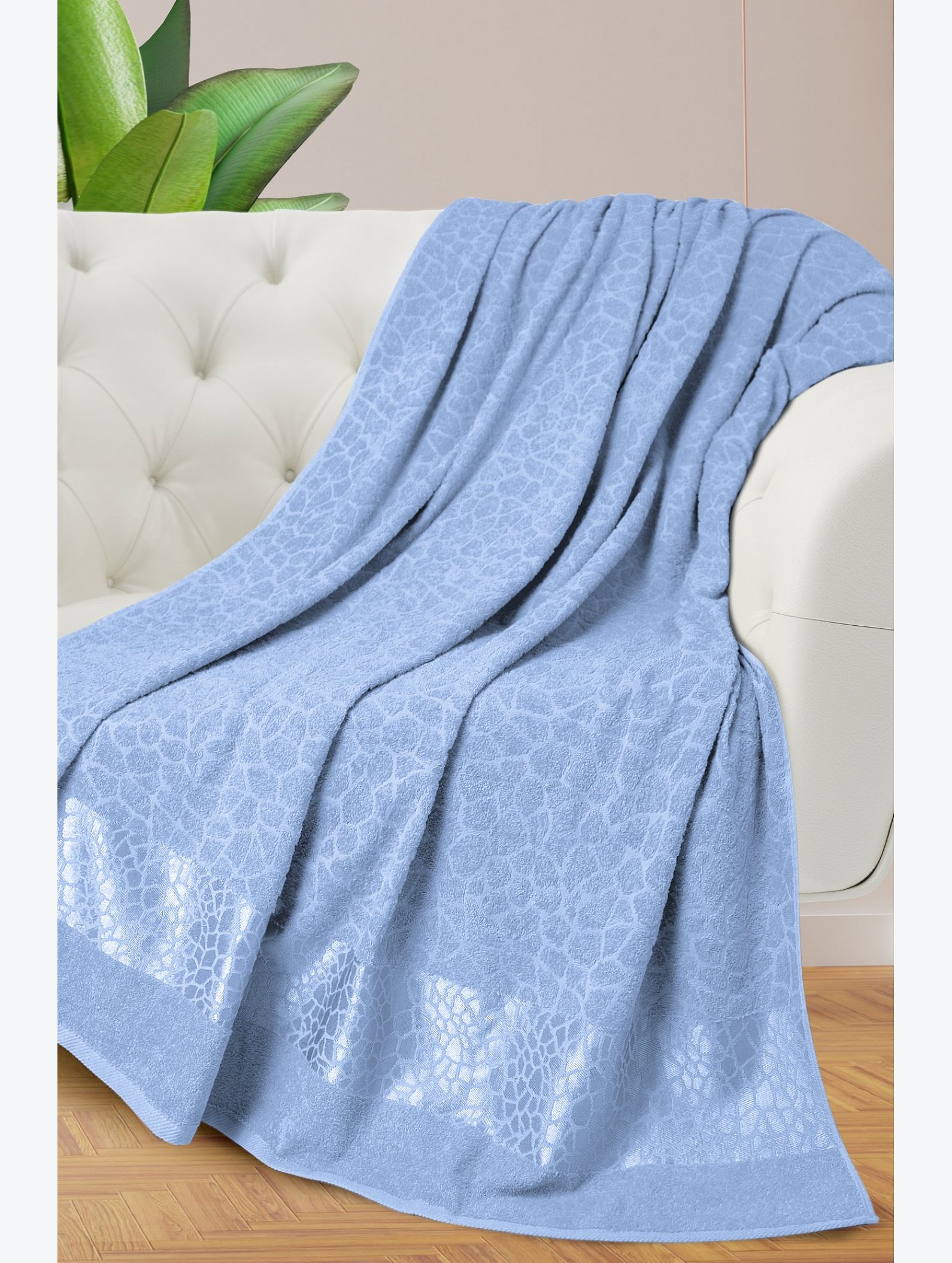 Махровая простыня 150Х200 Happy Fox Home