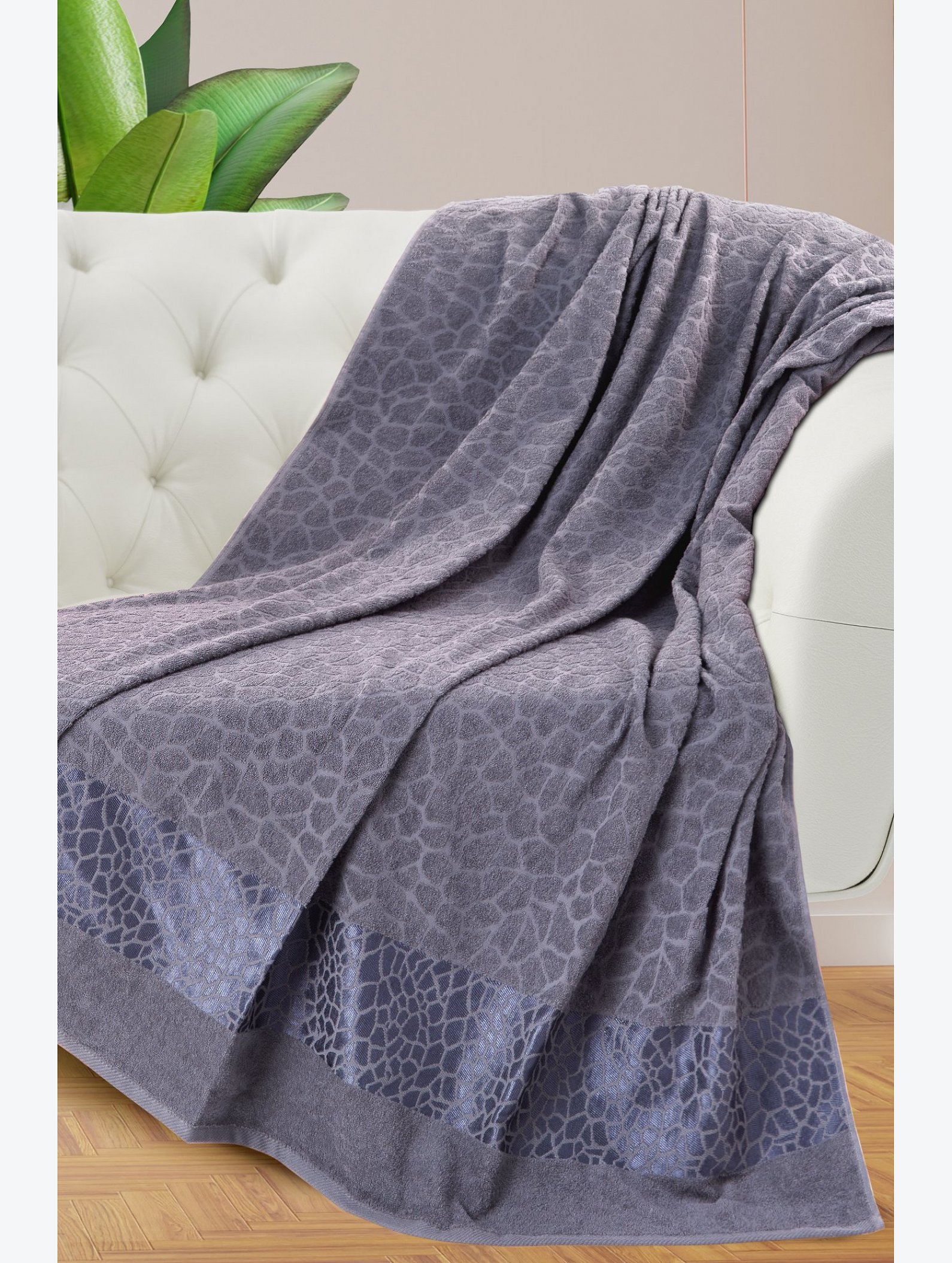 Махровая простыня 150Х200 Happy Fox Home