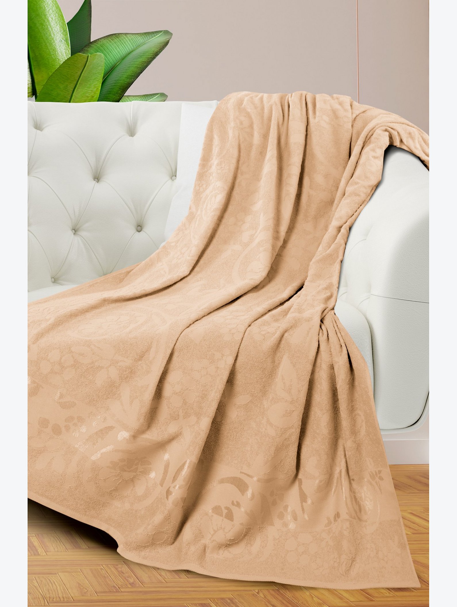 Махровая простыня 150Х212 Happy Fox Home