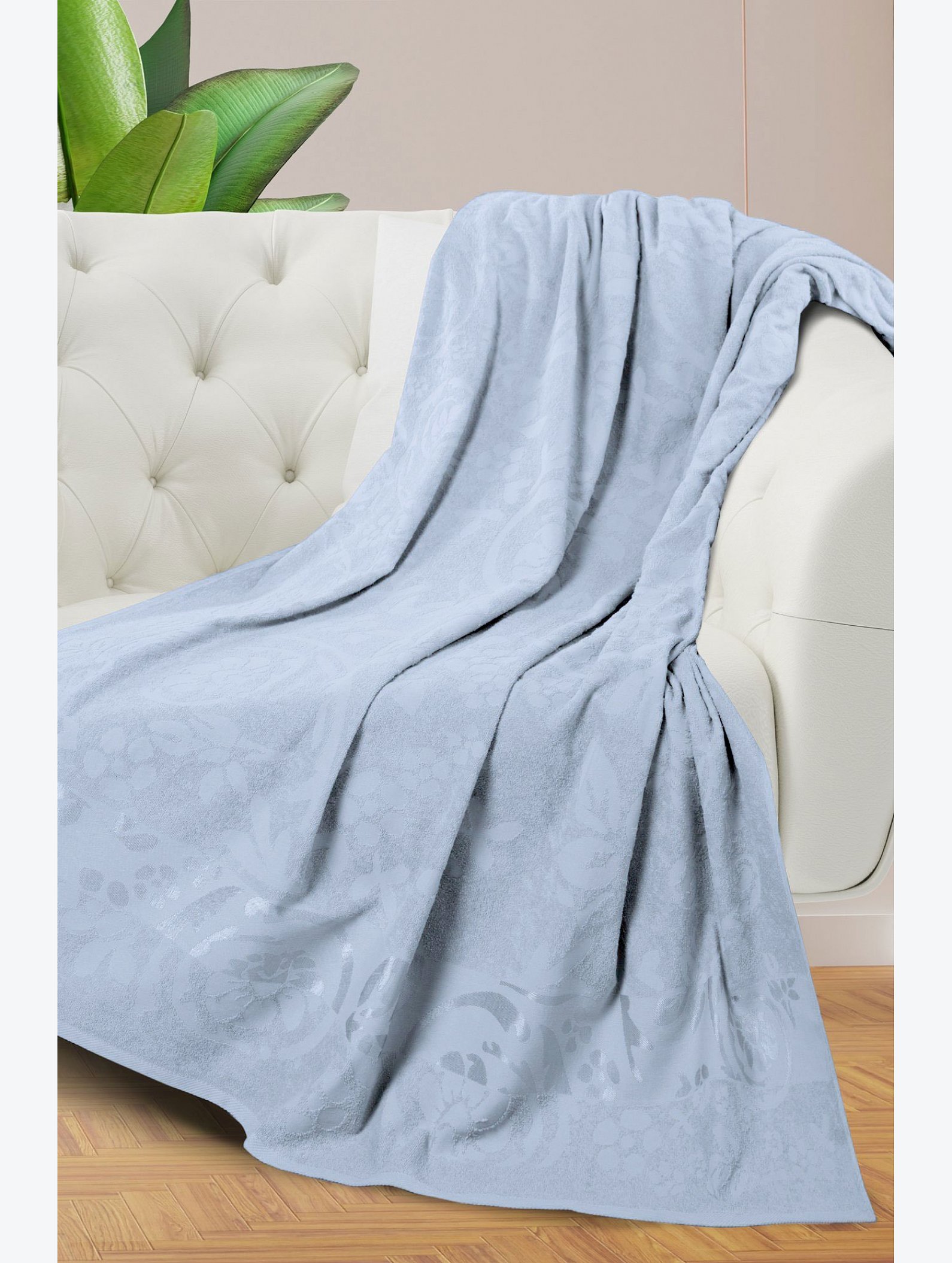 Махровая простыня 150Х212 Happy Fox Home