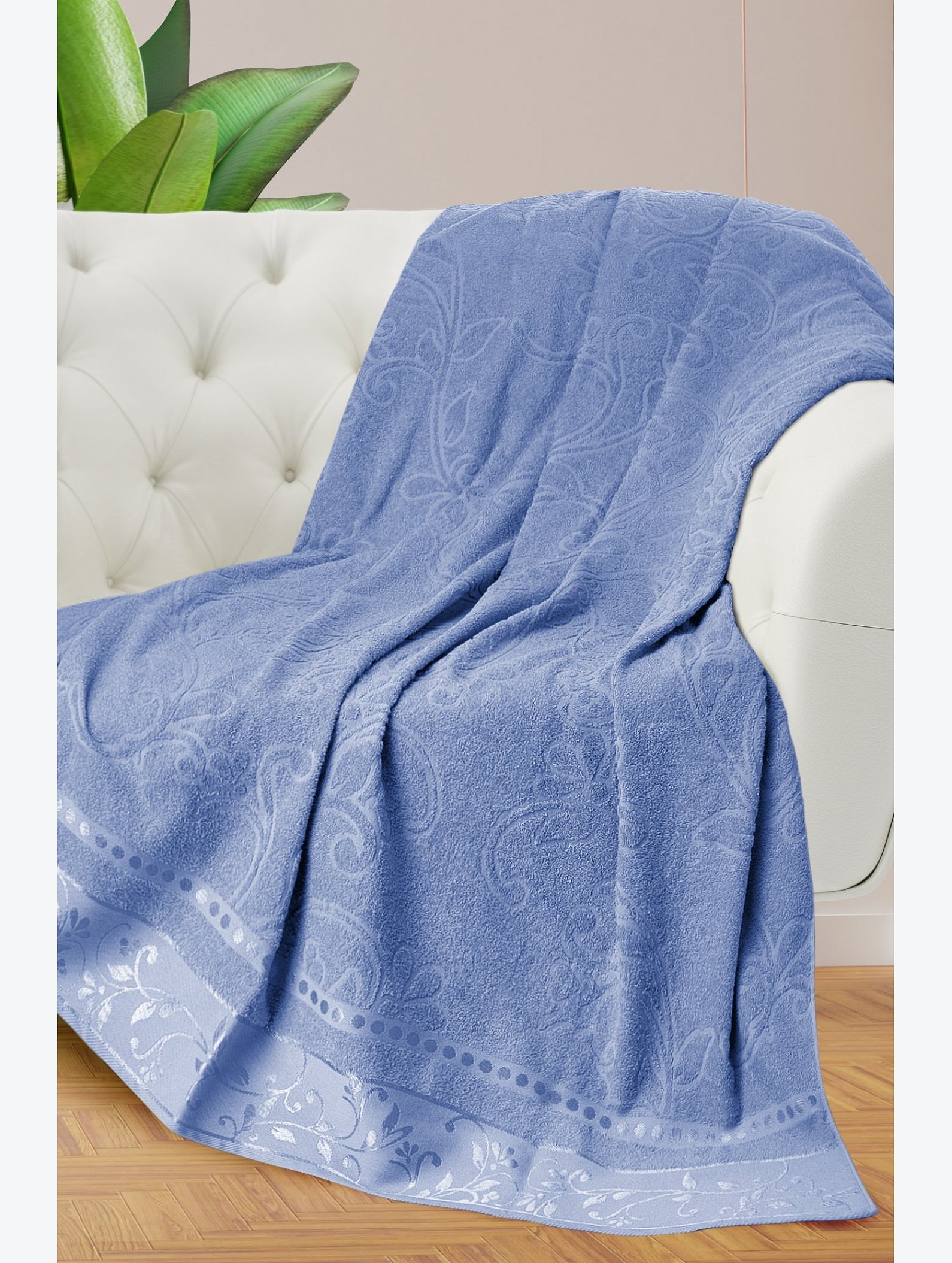 Махровая простыня 150Х212 Happy Fox Home
