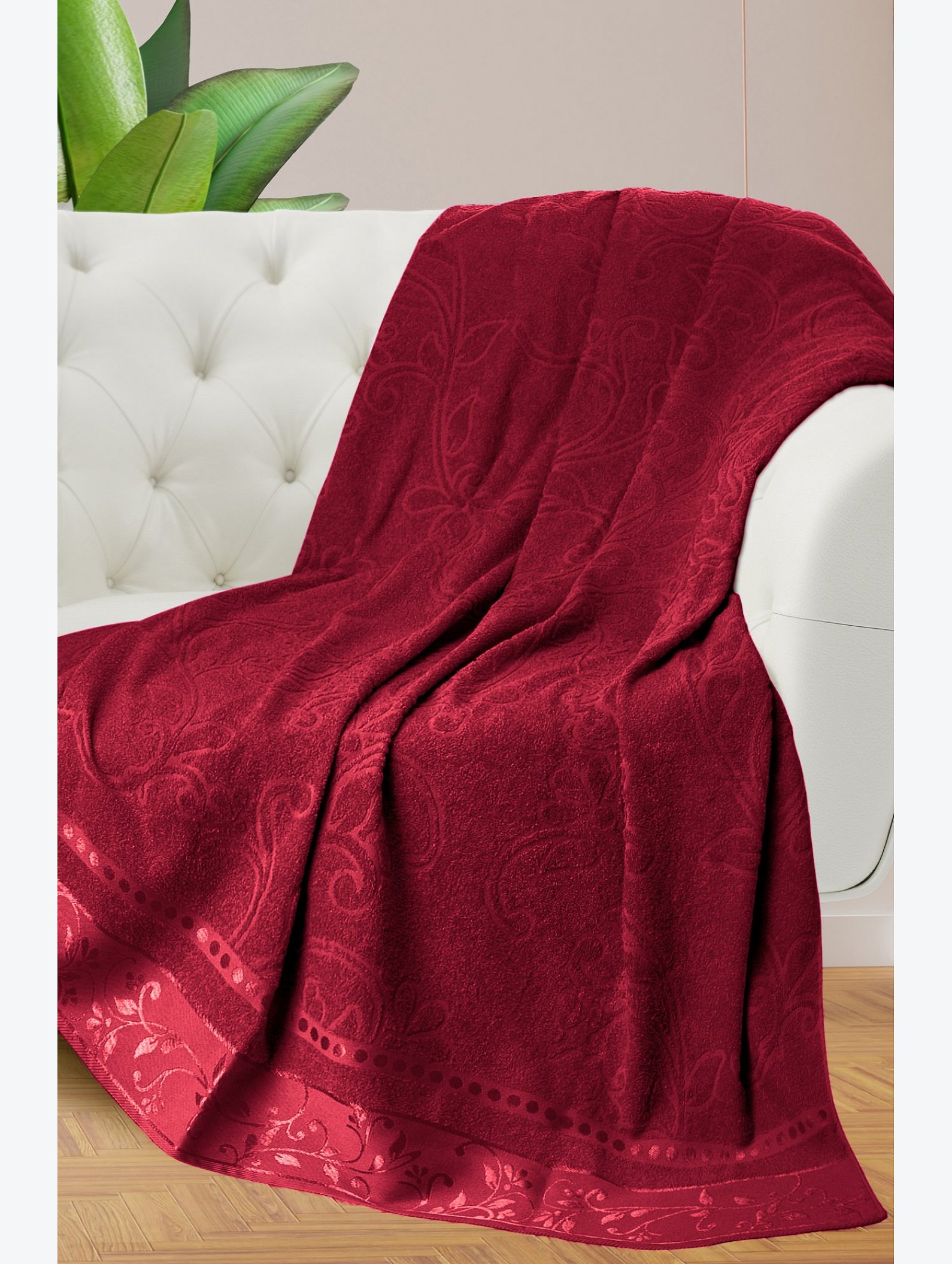 Махровая простыня 150Х212 Happy Fox Home
