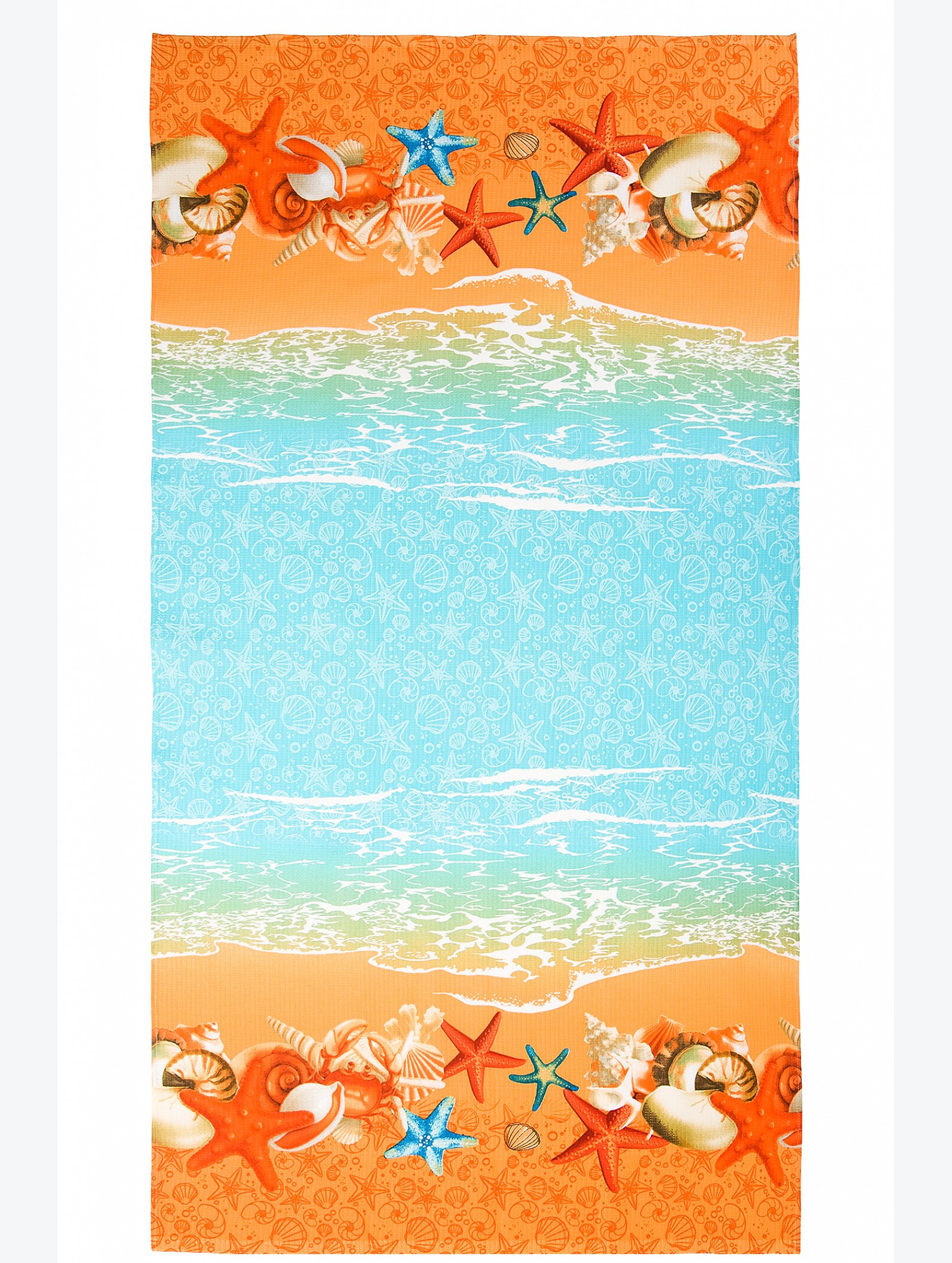 Полотенце пляжное вафельное Happy Fox Home