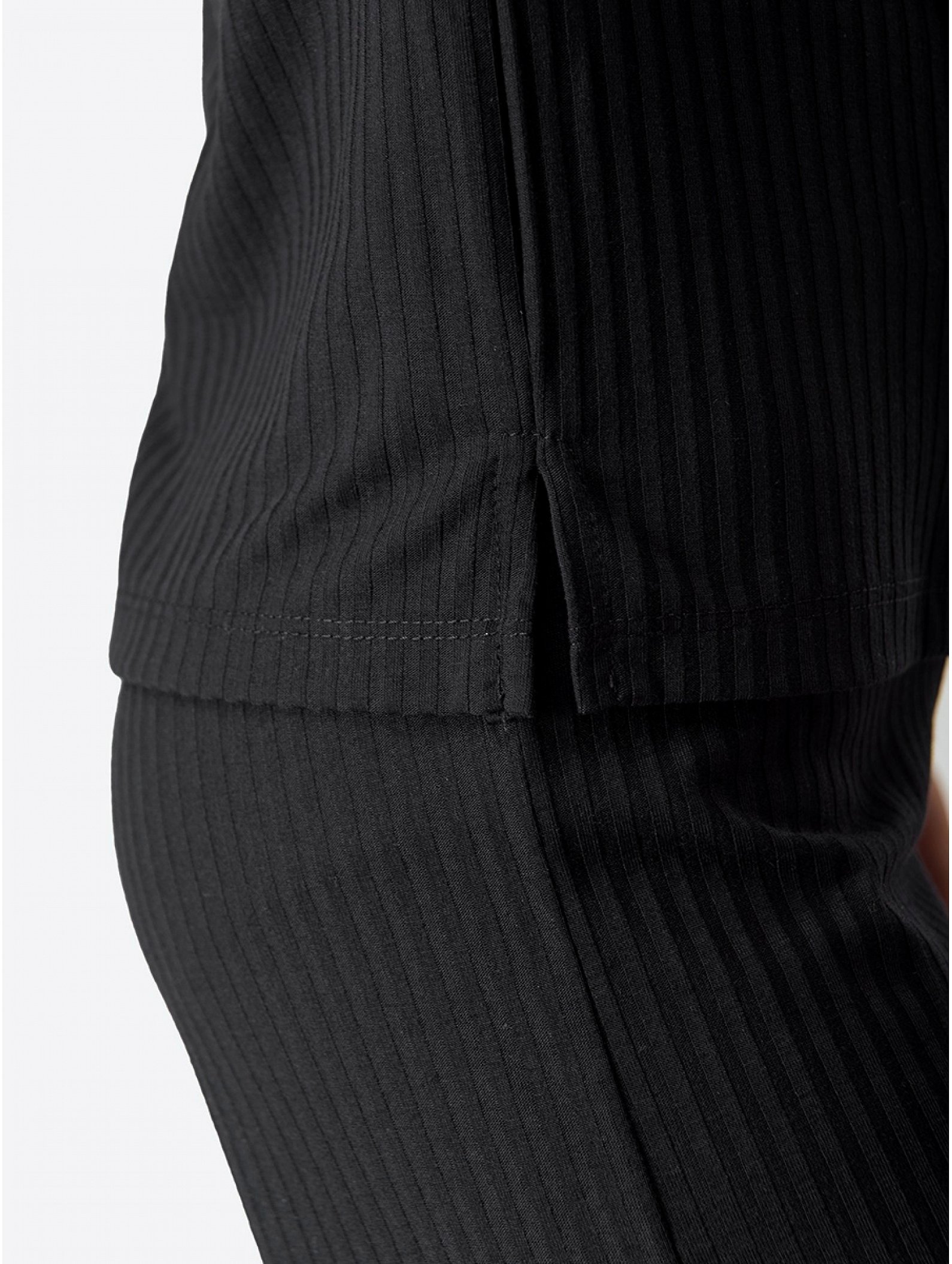 Летний костюм для девочки в рубчик-лапша Happyfox