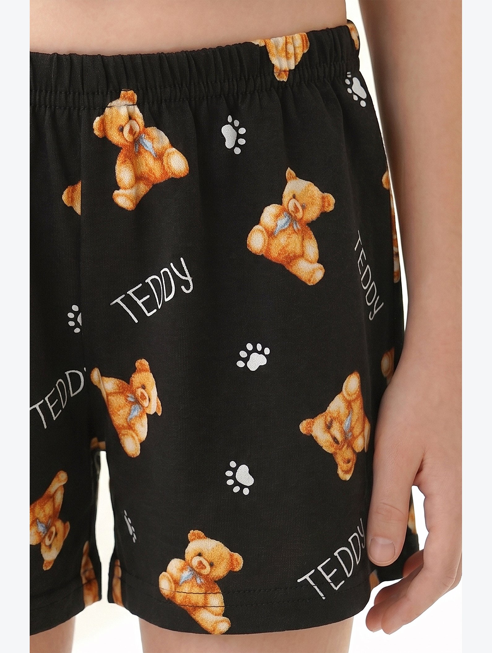 Хлопковая пижама для девочки с шортами Happyfox