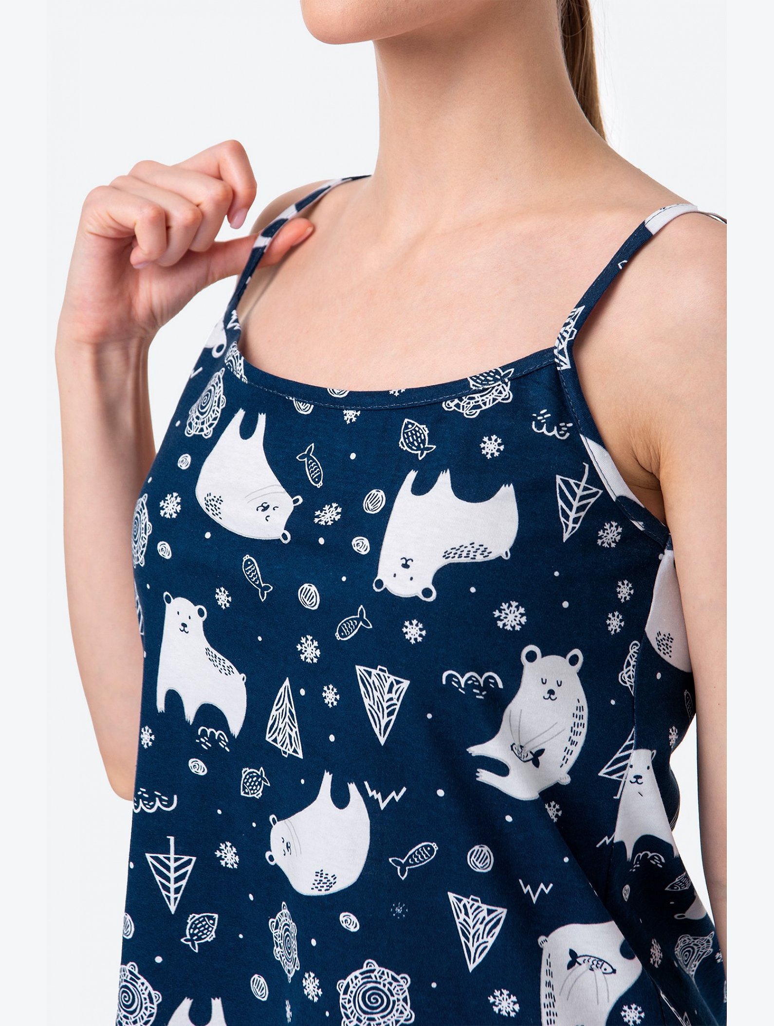 Новогодняя женская сорочка Happyfox