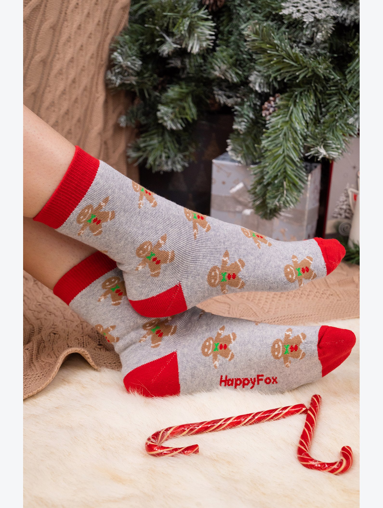 Женские махровые носки Happyfox