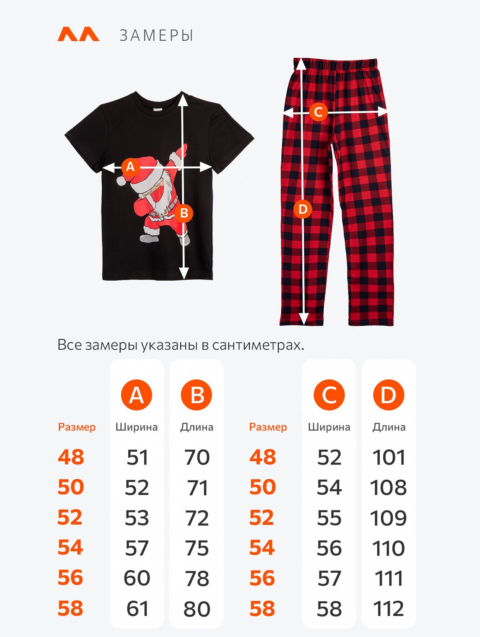 Мужская новогодняя пижама Happyfox