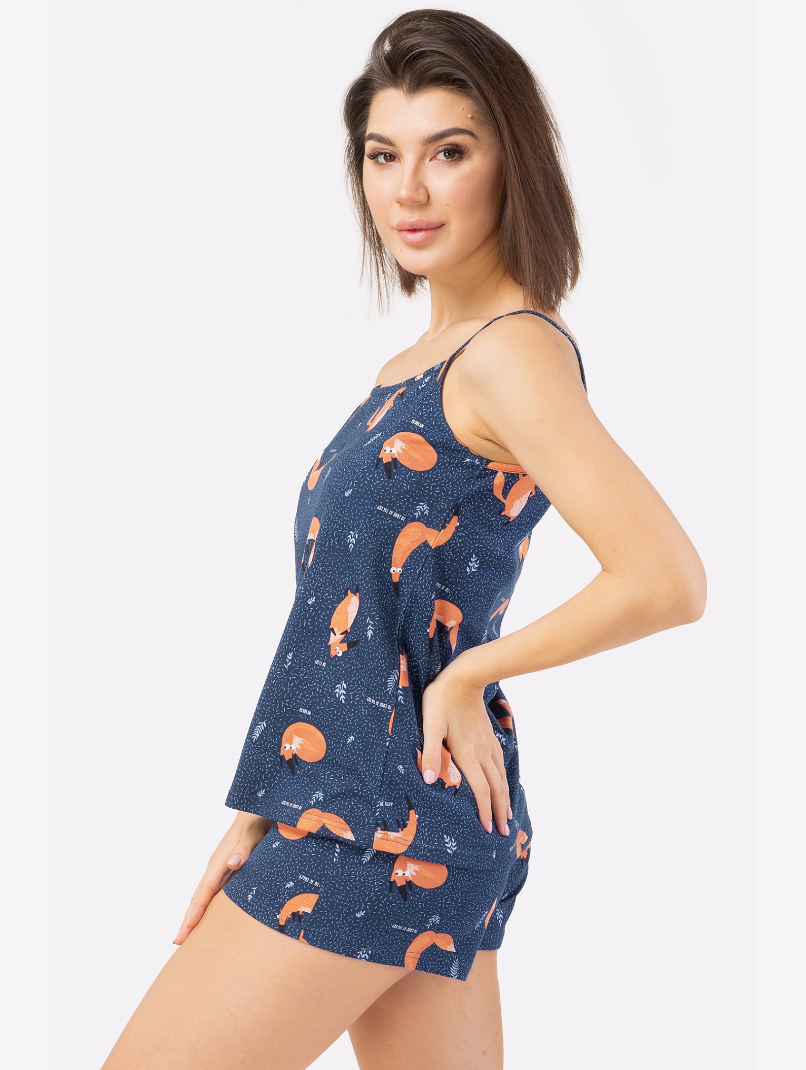 Женская пижама с шортами Happyfox