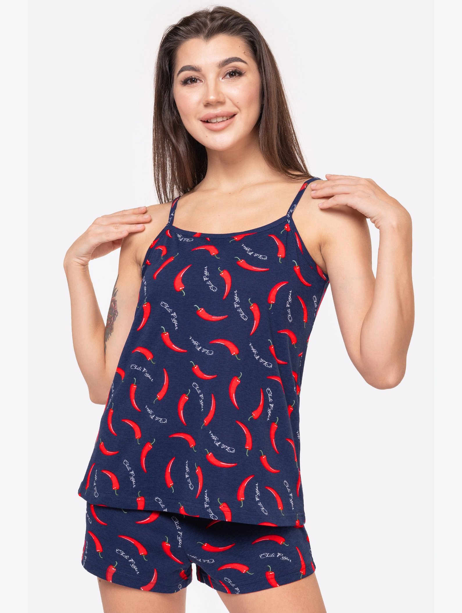 Женская пижама с шортами Happyfox