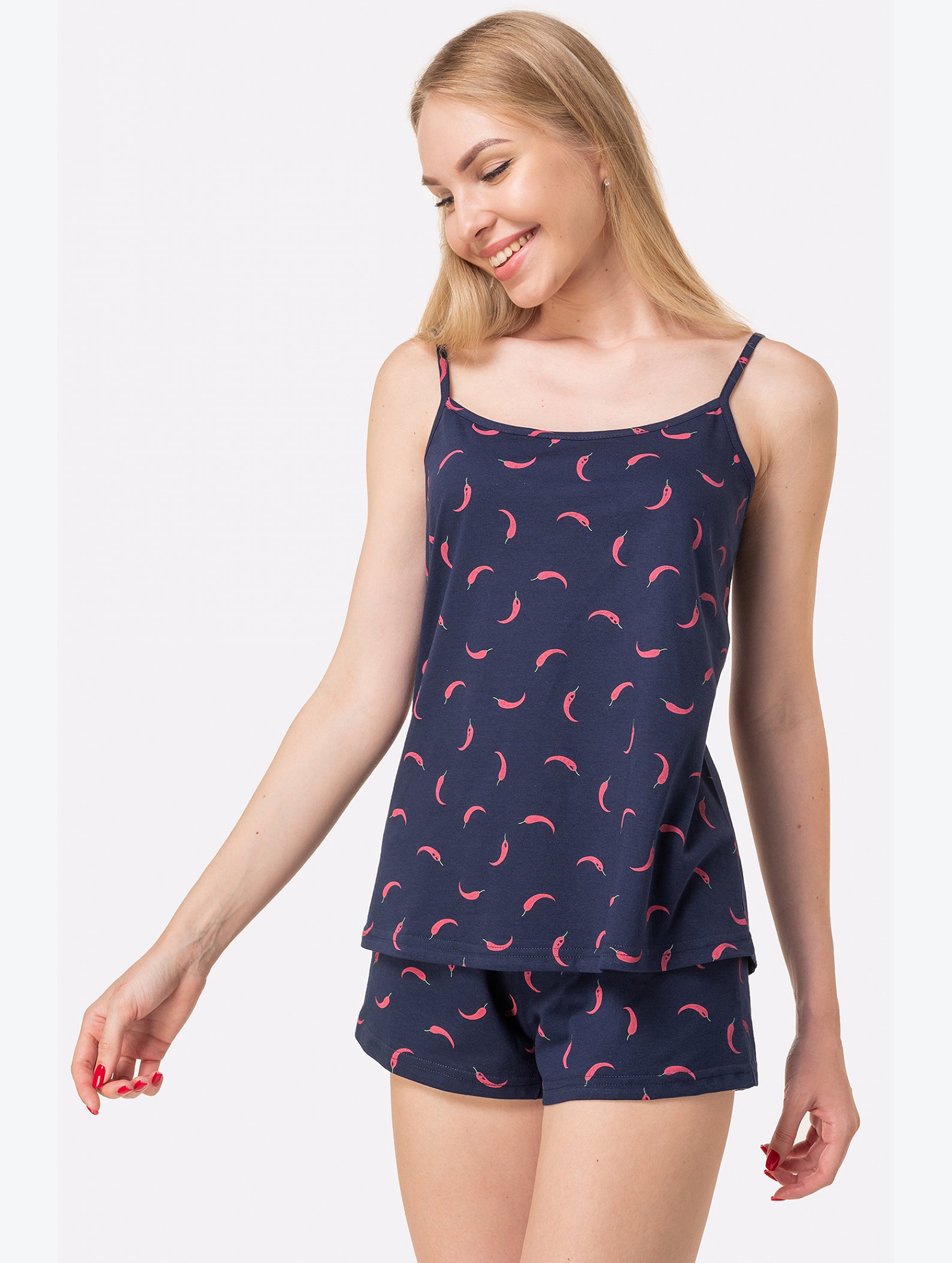 Женская пижама с шортами Happyfox
