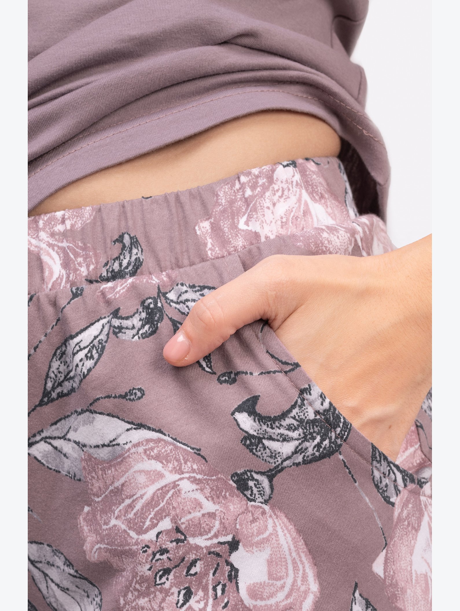 Женский хлопковый костюм с шортами Happyfox