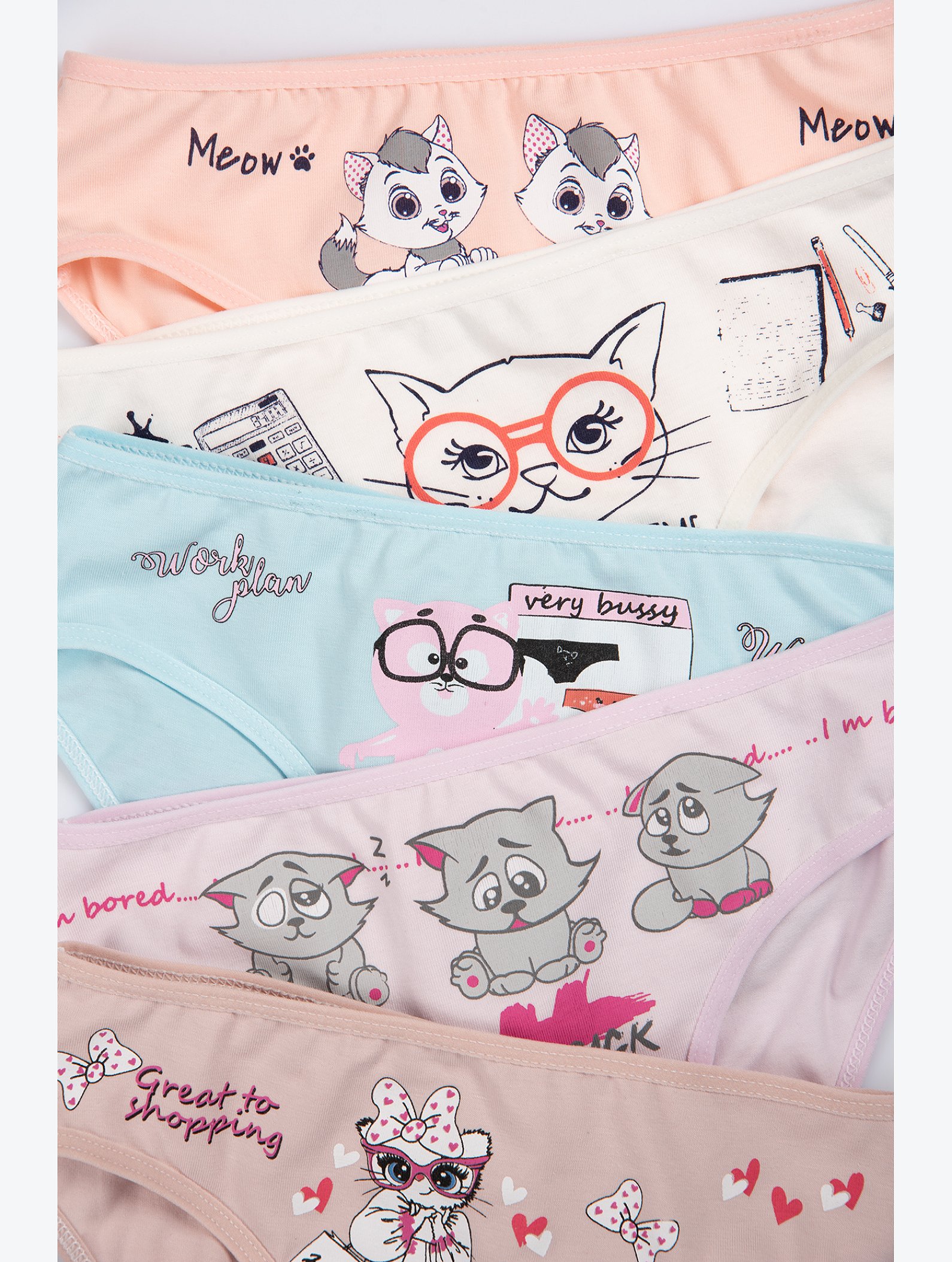 Трусы для девочки 5шт. Happyfox