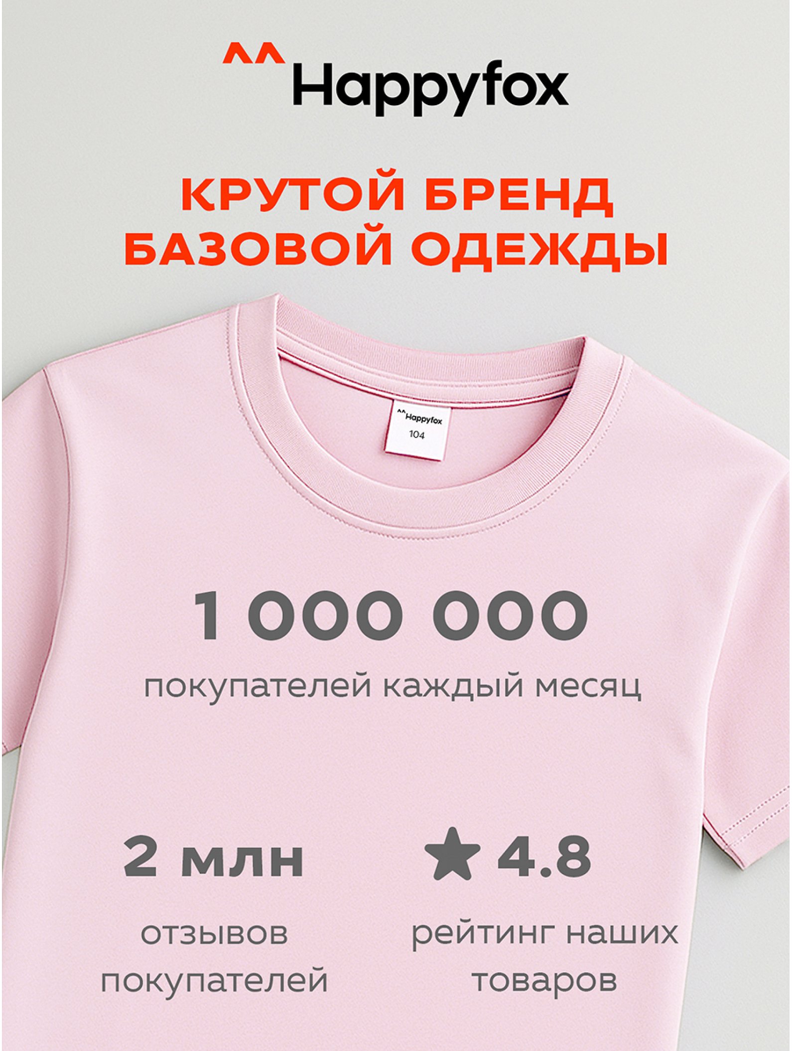 Футболка для девочки Happyfox