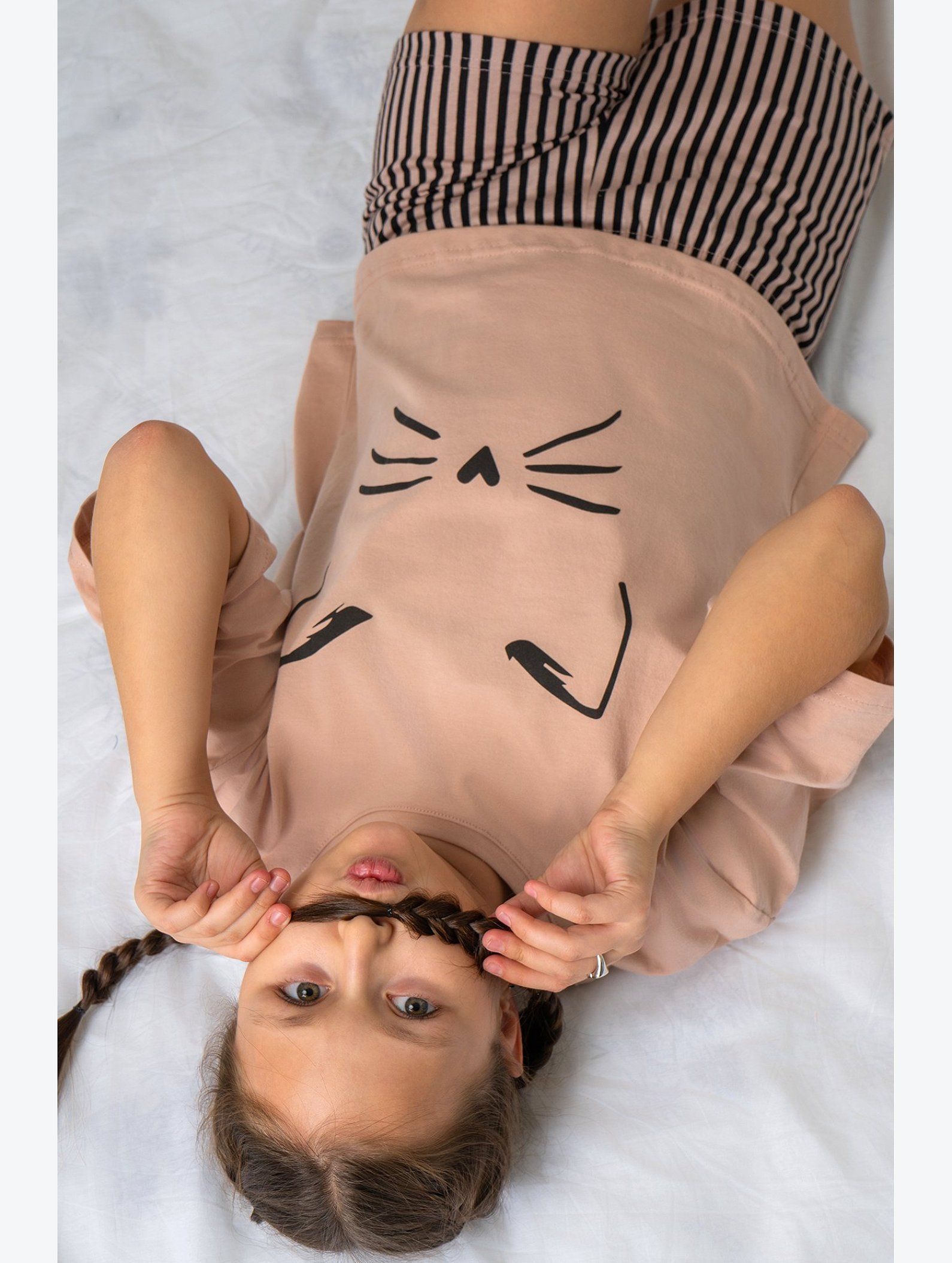 Хлопковая пижама для девочки Happyfox