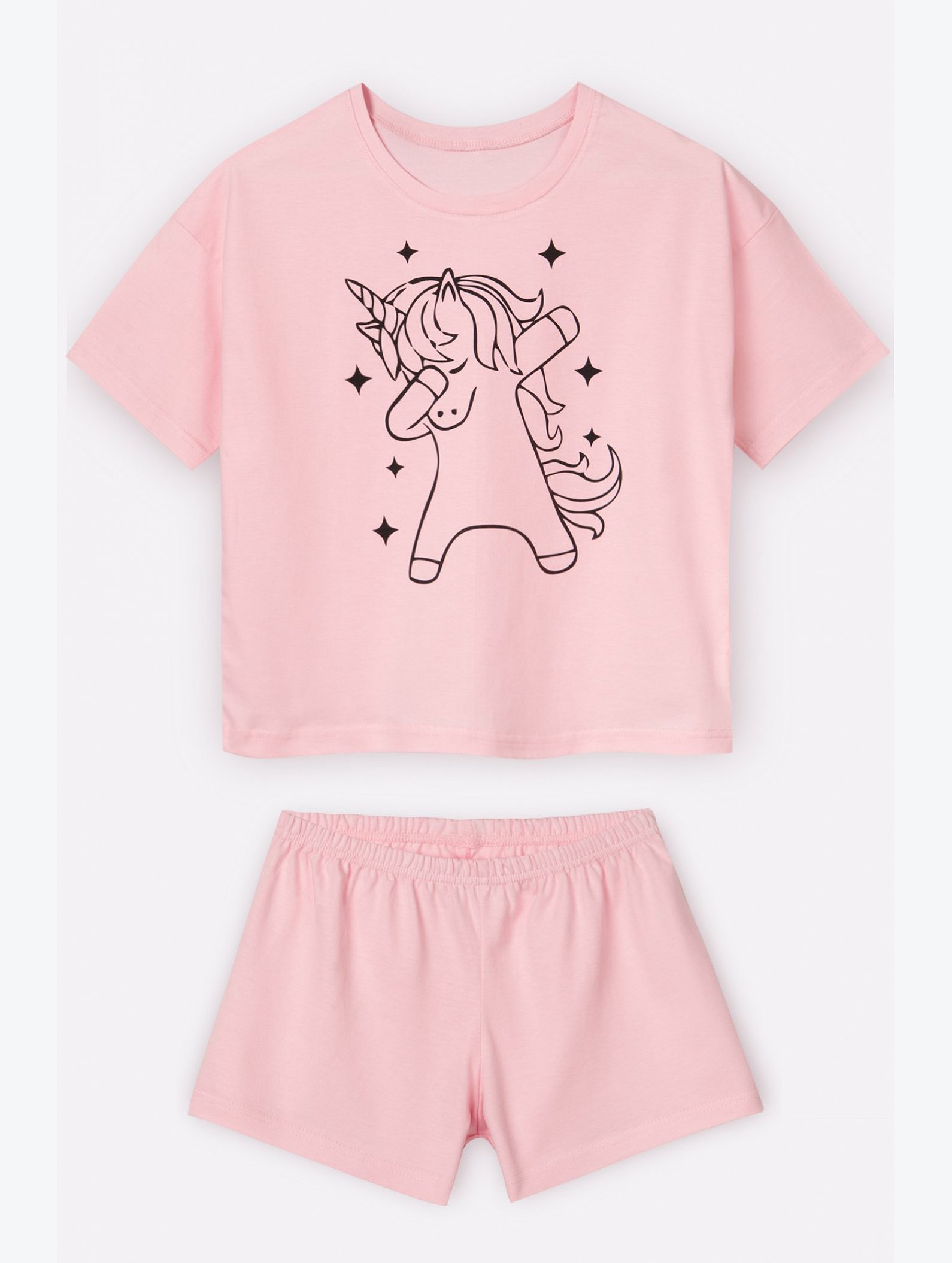 Хлопковая пижама для девочки Happyfox
