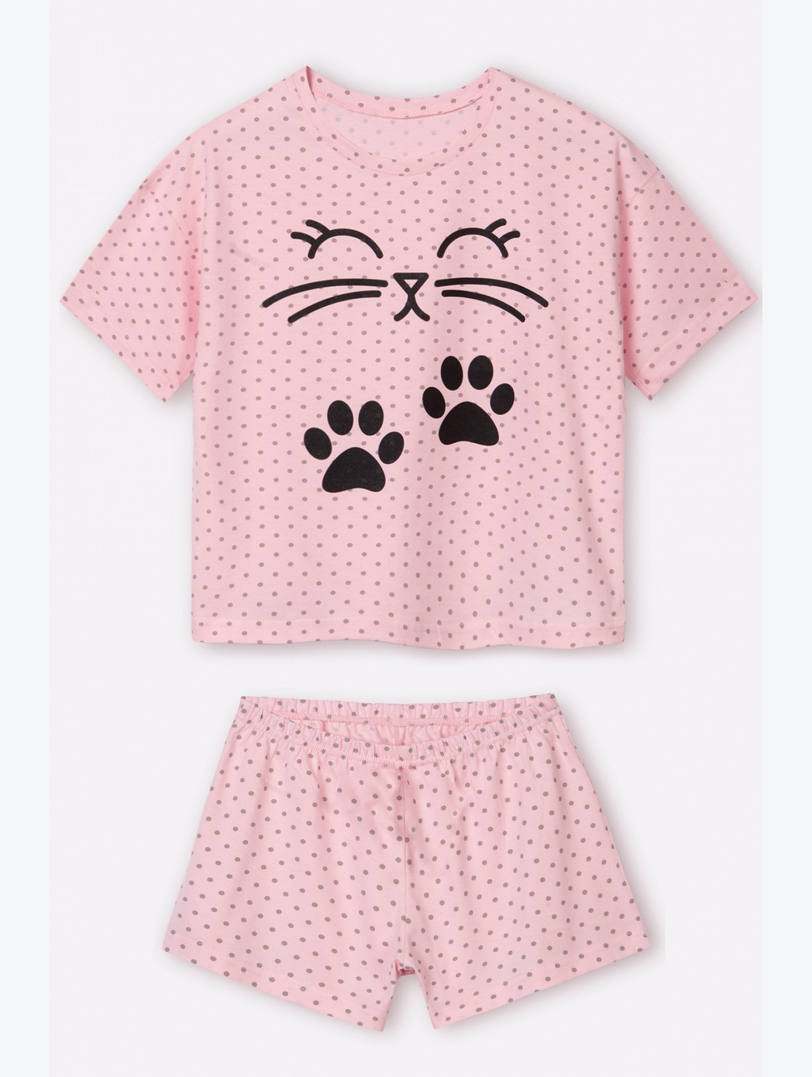 Хлопковая пижама для девочки Happyfox