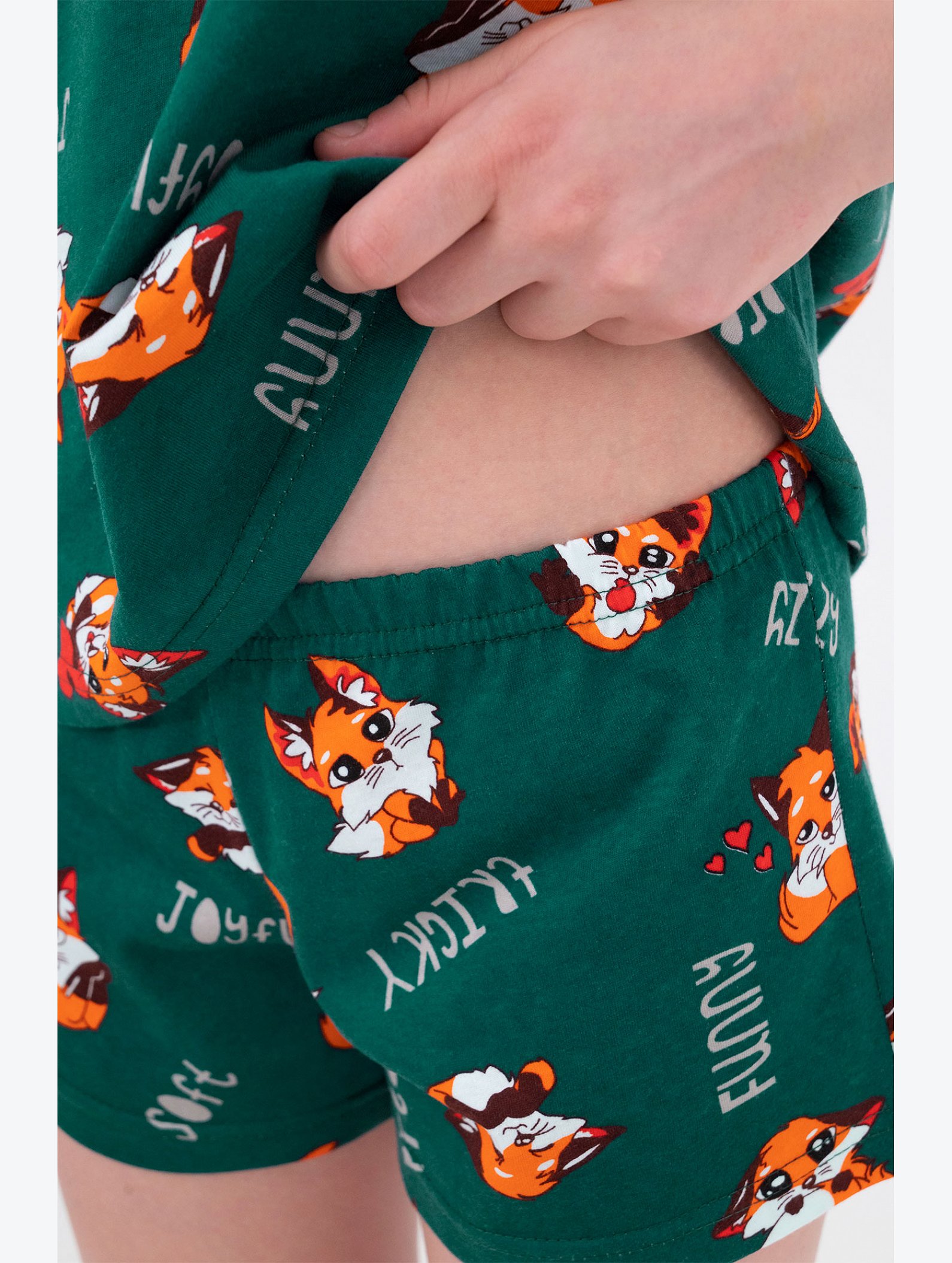 Хлопковая пижама для девочки Happyfox