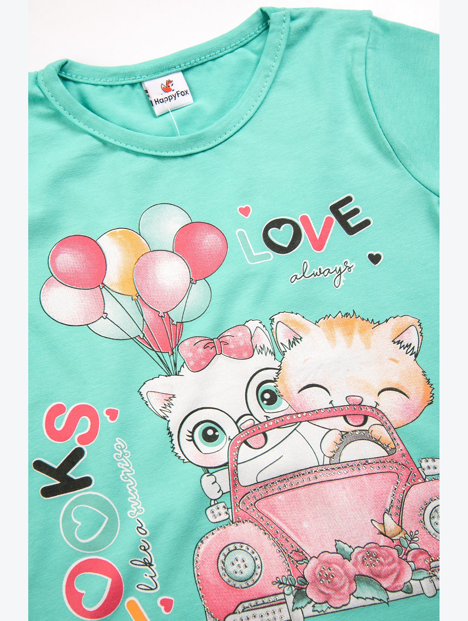Футболка для девочки Happyfox