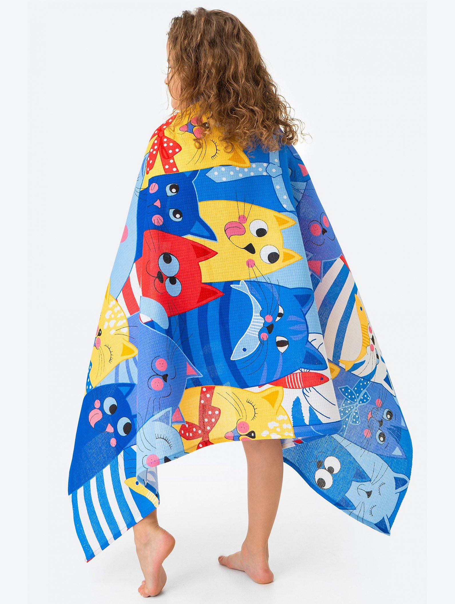 Полотенце пляжное вафельное 80Х150 Happy Fox Home