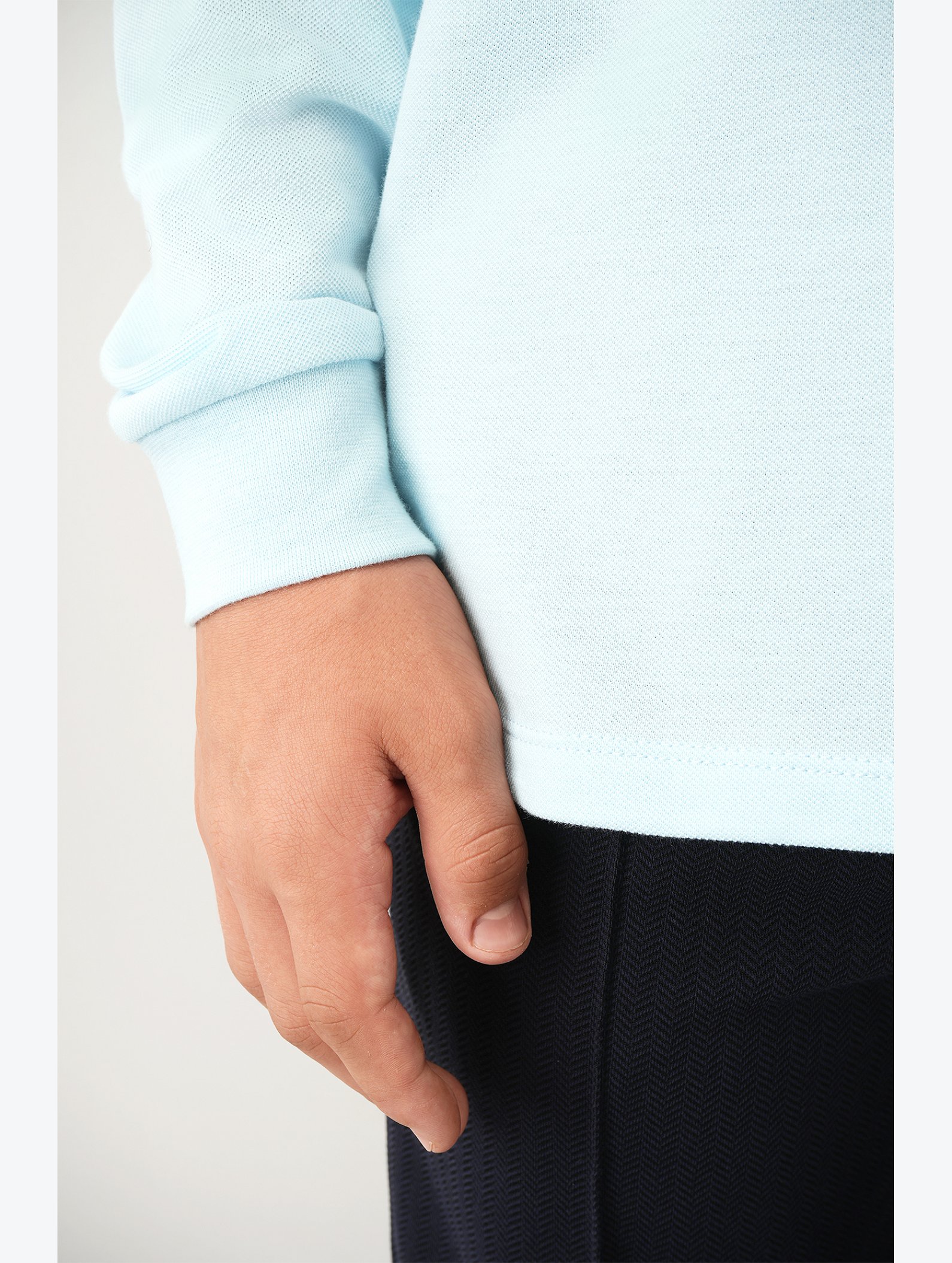 Рубашка-поло с длинным рукавом для мальчика Happyfox