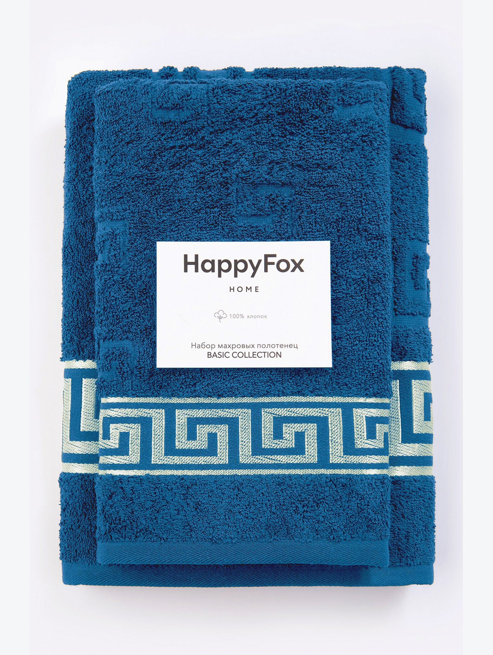 Набор махровых полотенец 2 шт Happy Fox Home