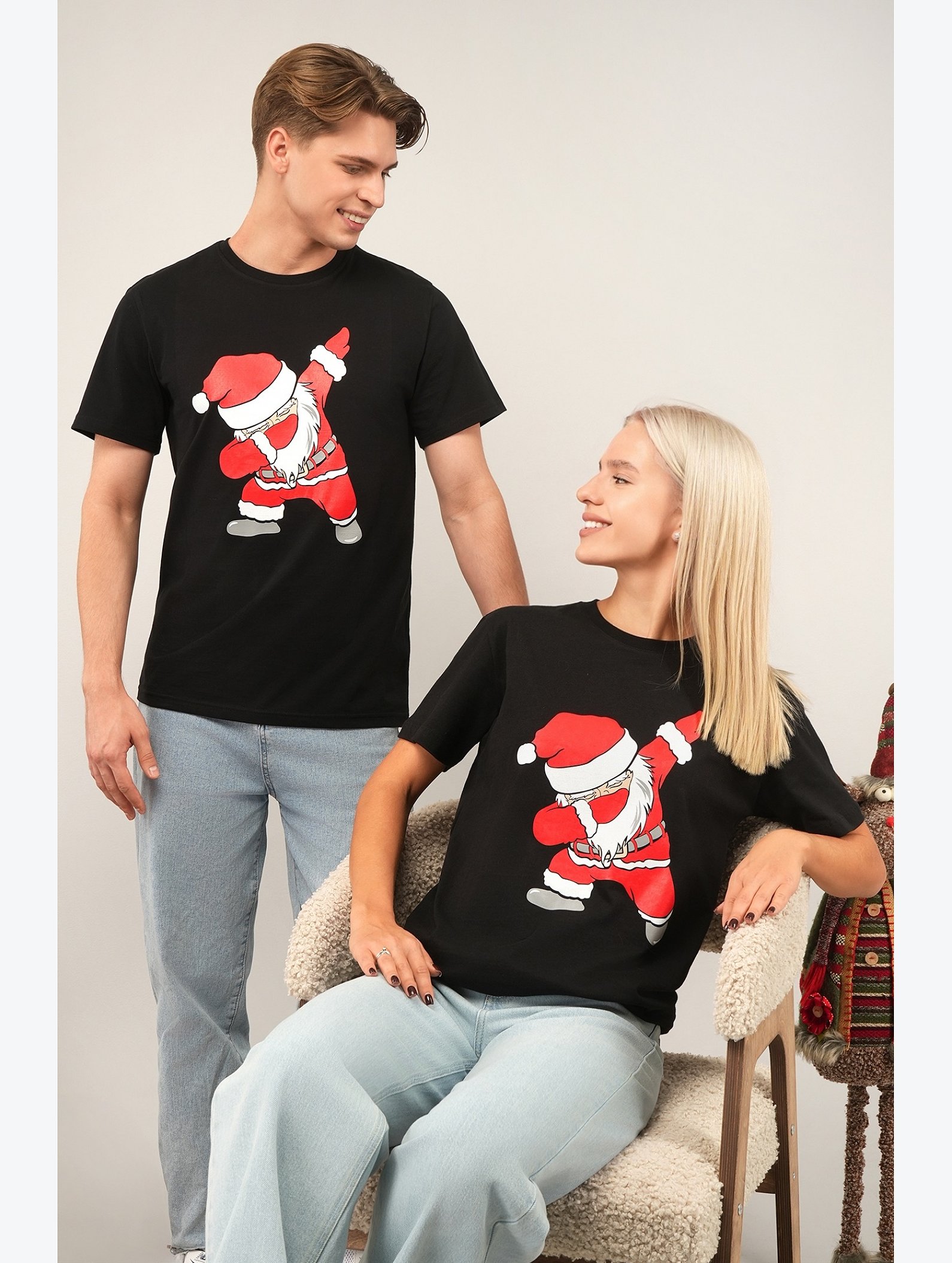 Хлопковая футболка Happyfox