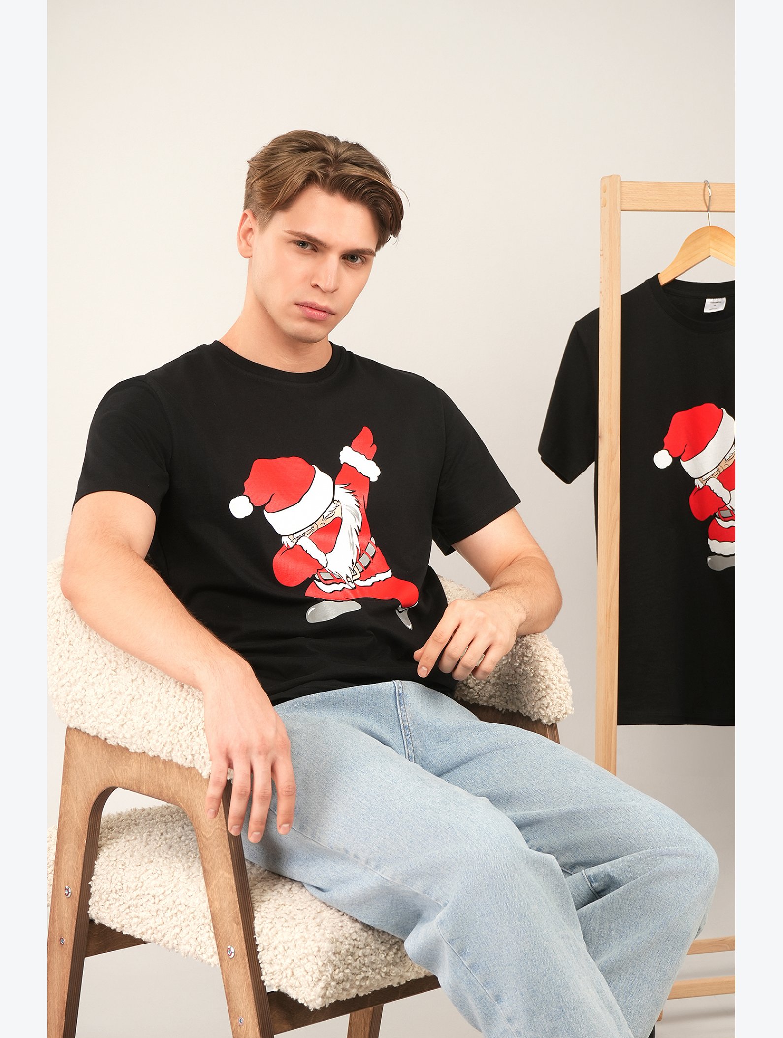 Хлопковая футболка Happyfox